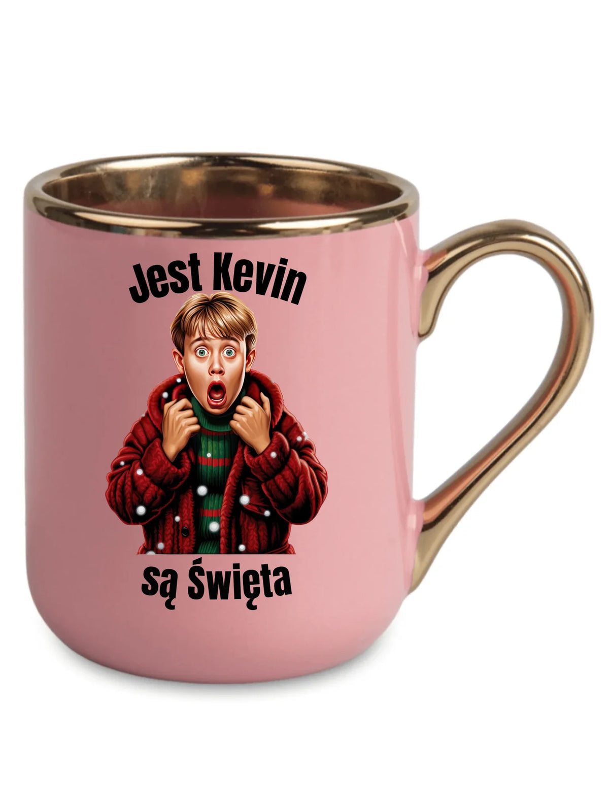 Kubek elegant świąteczny - Jest Kevin są święta BN27