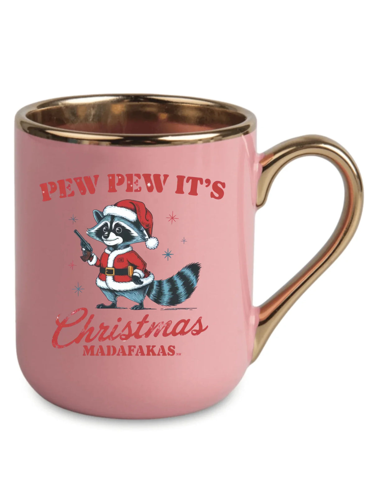 Kubek elegant świąteczny - Pew pew it's Christmas BN60