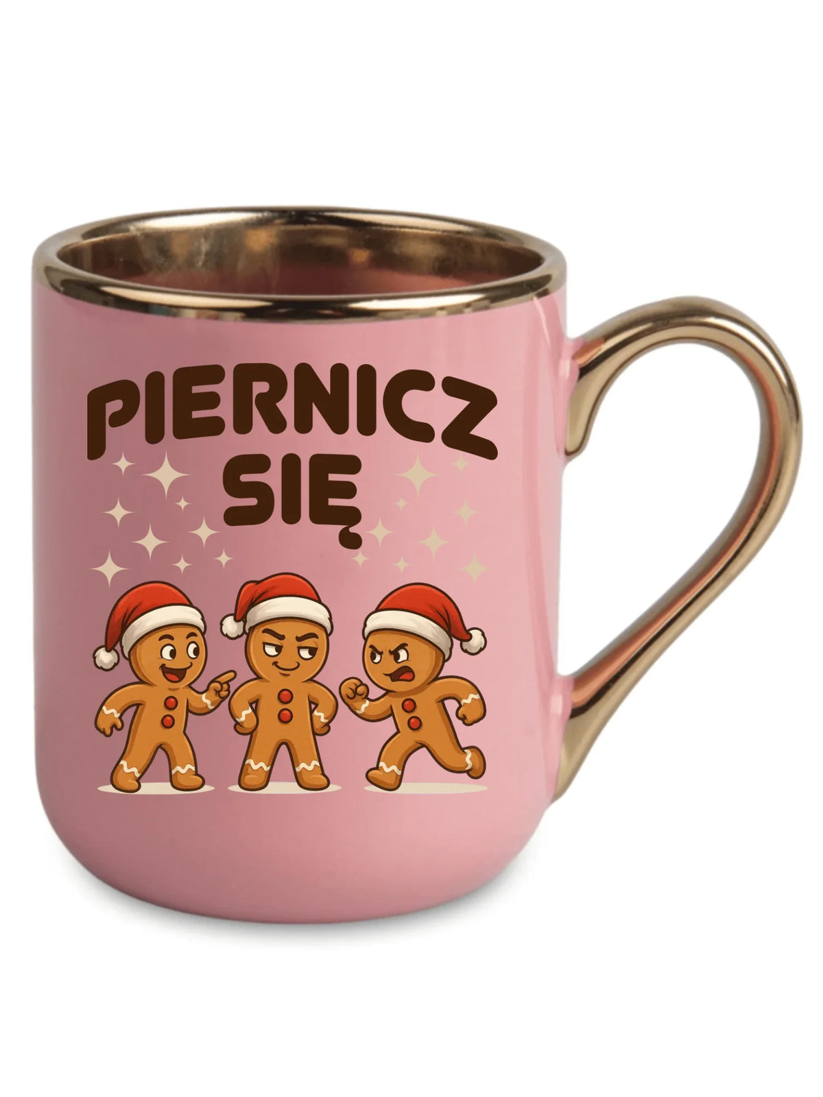 Kubek elegant świąteczny - Piernicz się BN149