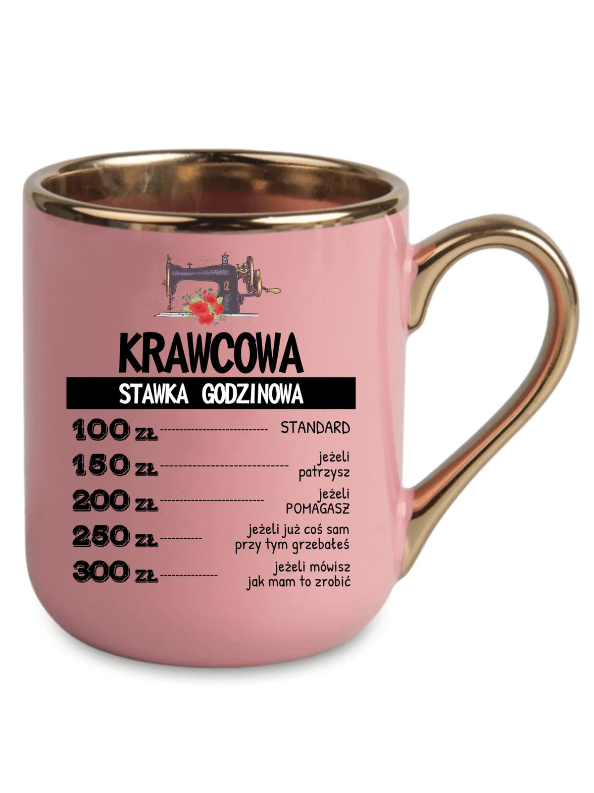 Kubek elegant szyciowy dla krawcowej - Stawka godzinowa HS26