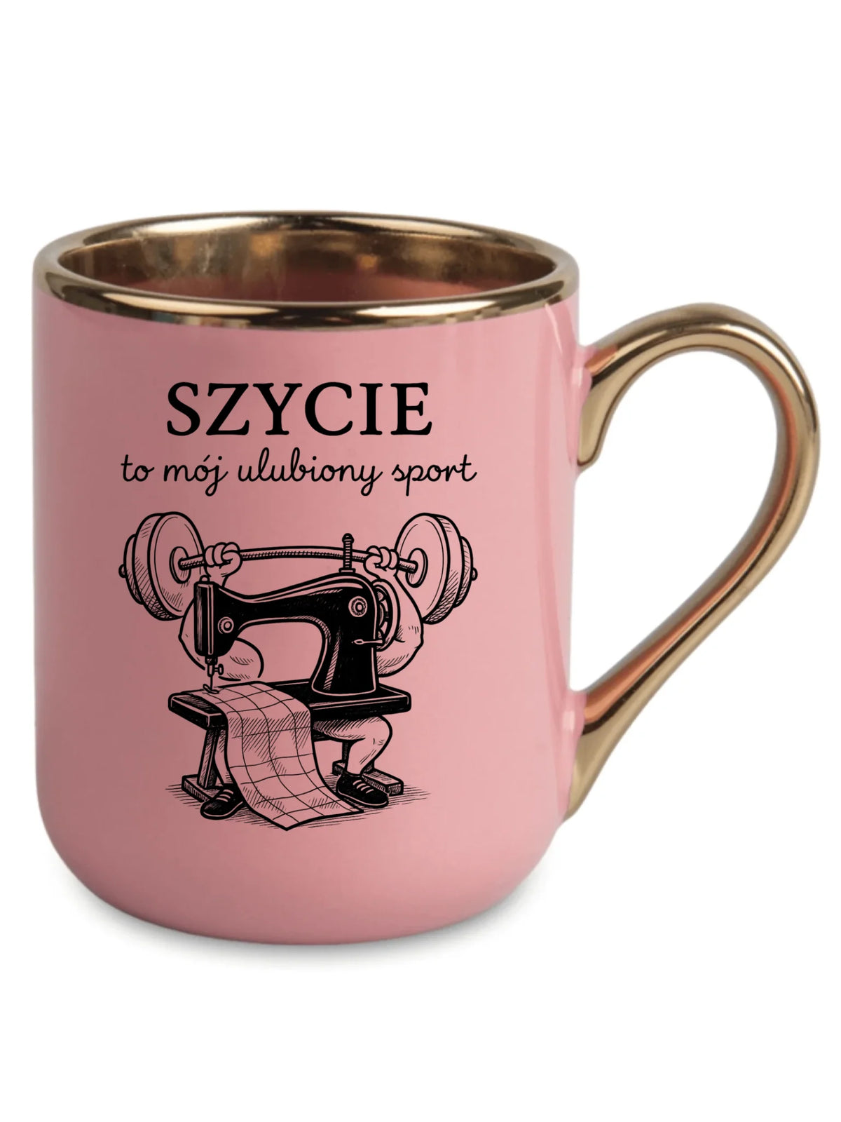 Kubek elegant szyciowy dla krawcowej - Szycie to mój ulubiony sport HS23