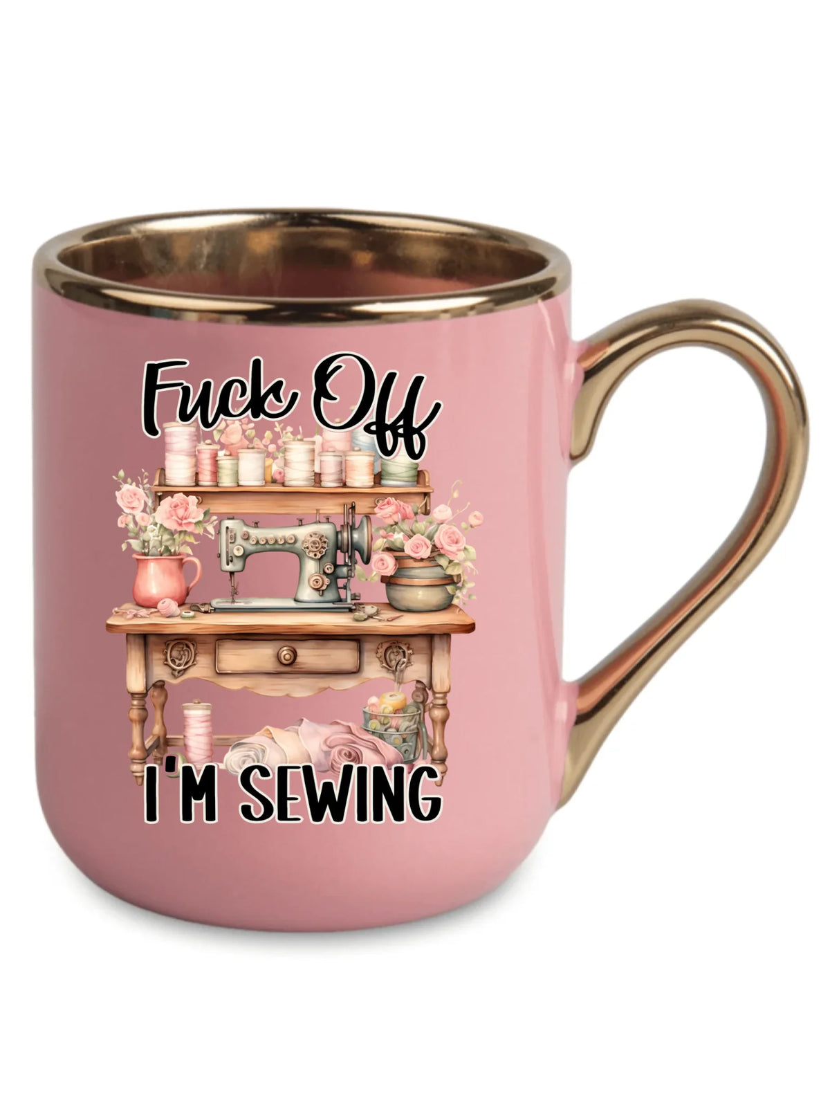 Kubek elegant szyciowy dla krawcowej - Fck off im sewing HS16