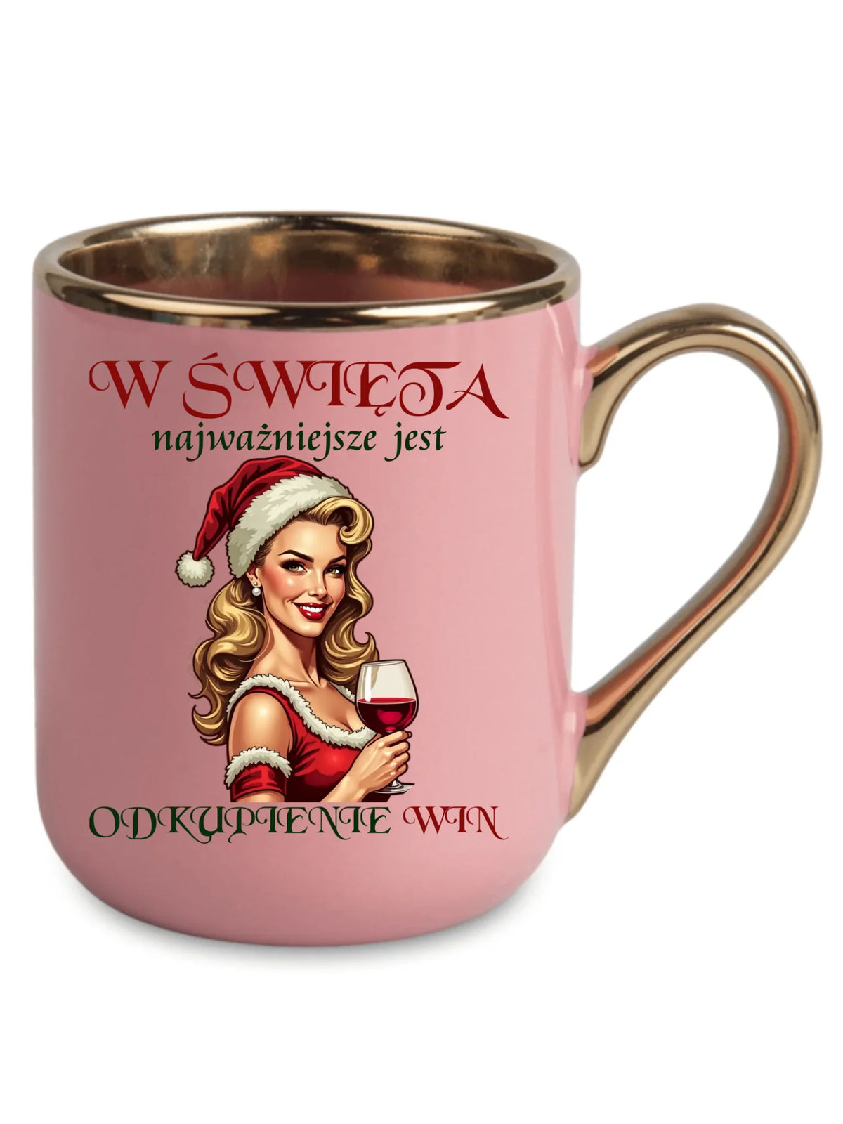 Kubek elegant świąteczny - Odkupienie win BN04