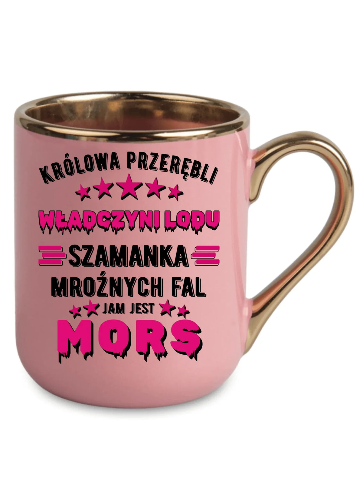 Kubek elegant - prezent dla morsa - Królowa przerębli Jam jest mors HM17