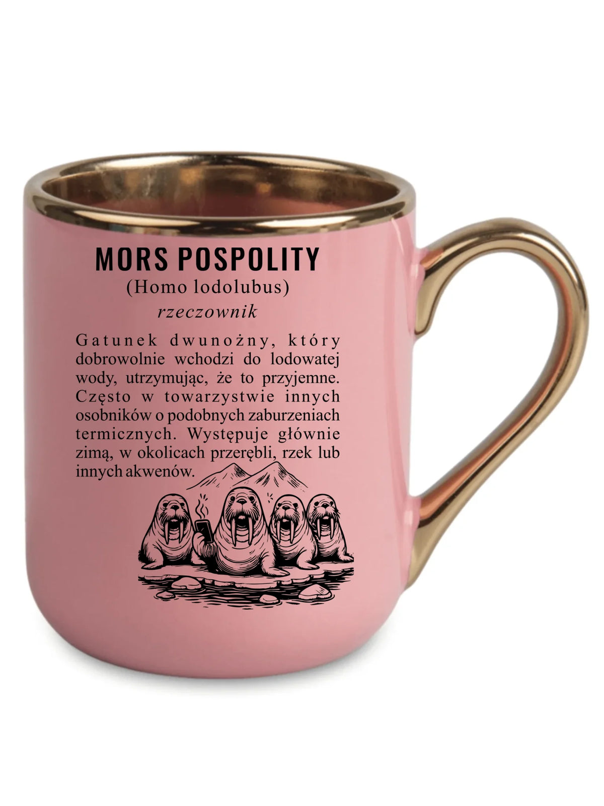 Kubek elegant - prezent dla morsa - Mors pospolity [Homo lodolubus] HM12