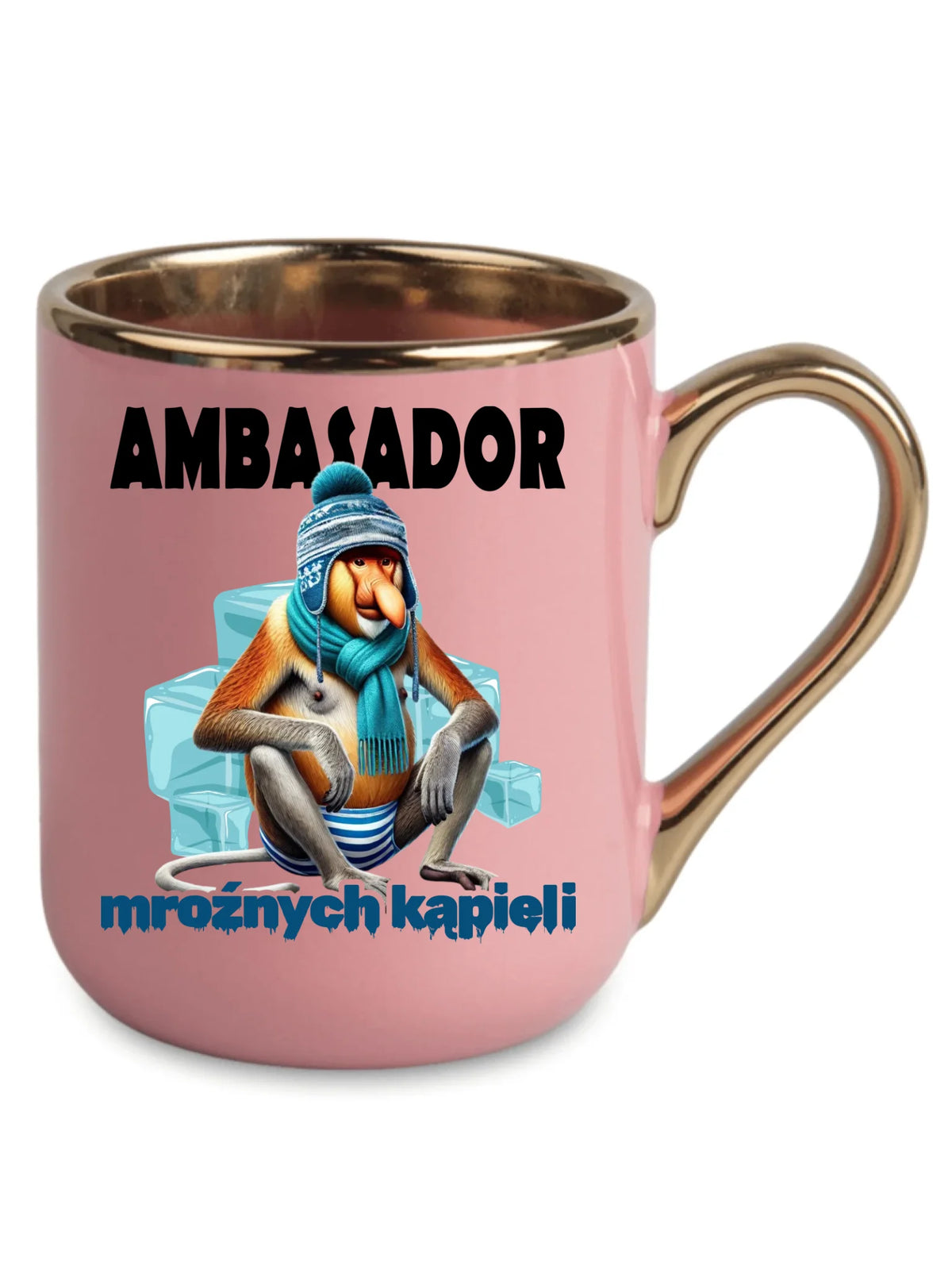 Kubek elegant - prezent dla morsa - Janusz Nosacz Mors - Ambasador mroźnych kąpieli HM03