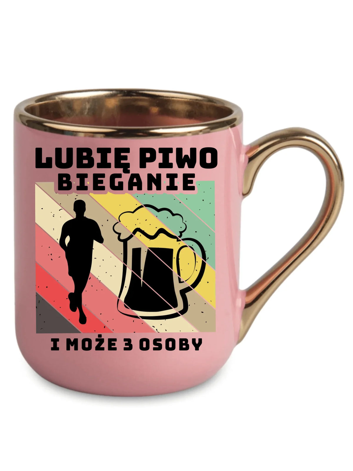 Kubek elegant dla biegacza - Lubię piwo bieganie HB01