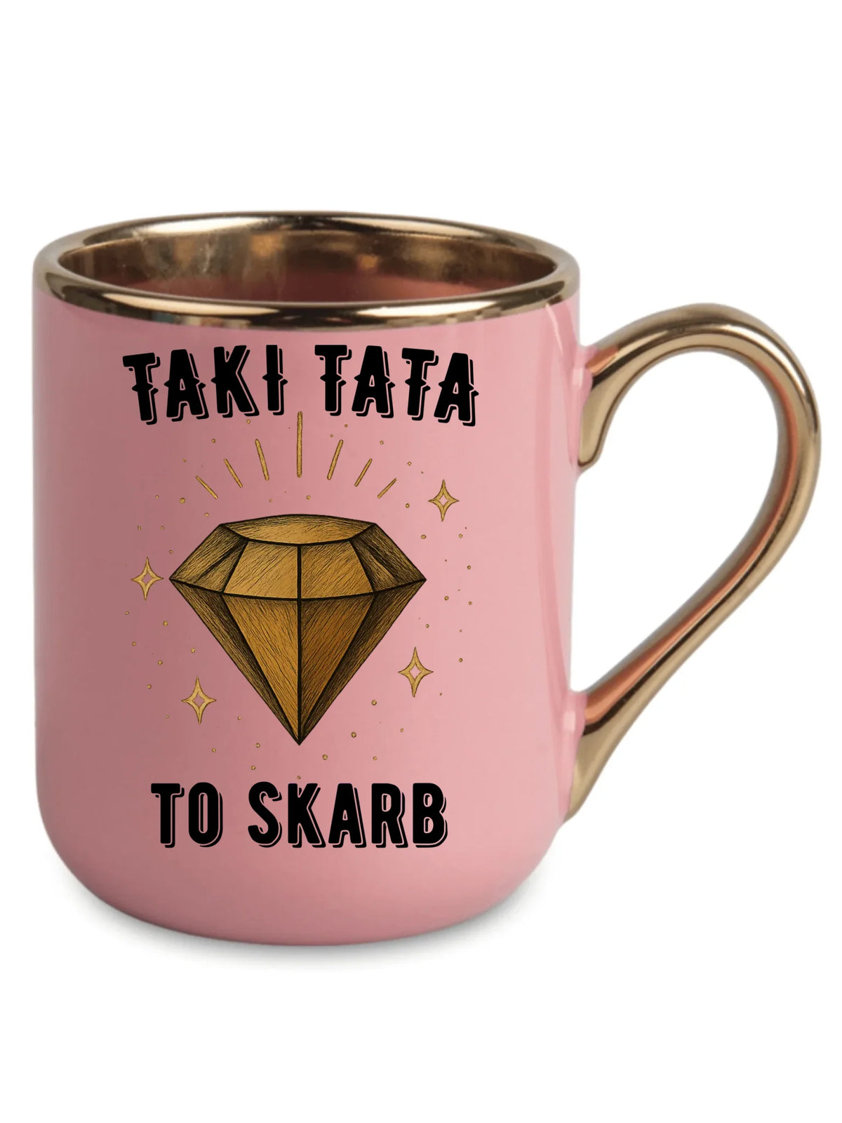 Kubek elegant dla taty - Taki tata to skarb - personalizowany DT17
