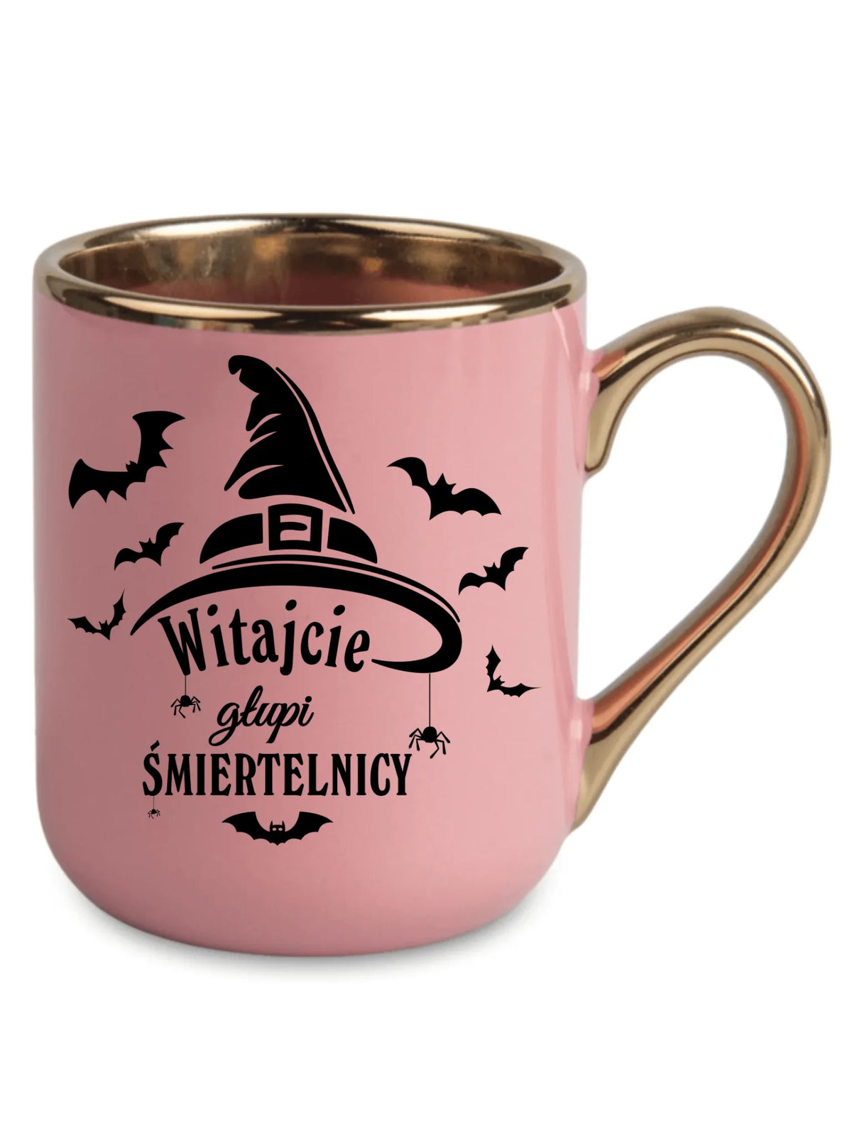 Kubek elegant na Halloween - Witajcie głupi śmiertelnicy HL23
