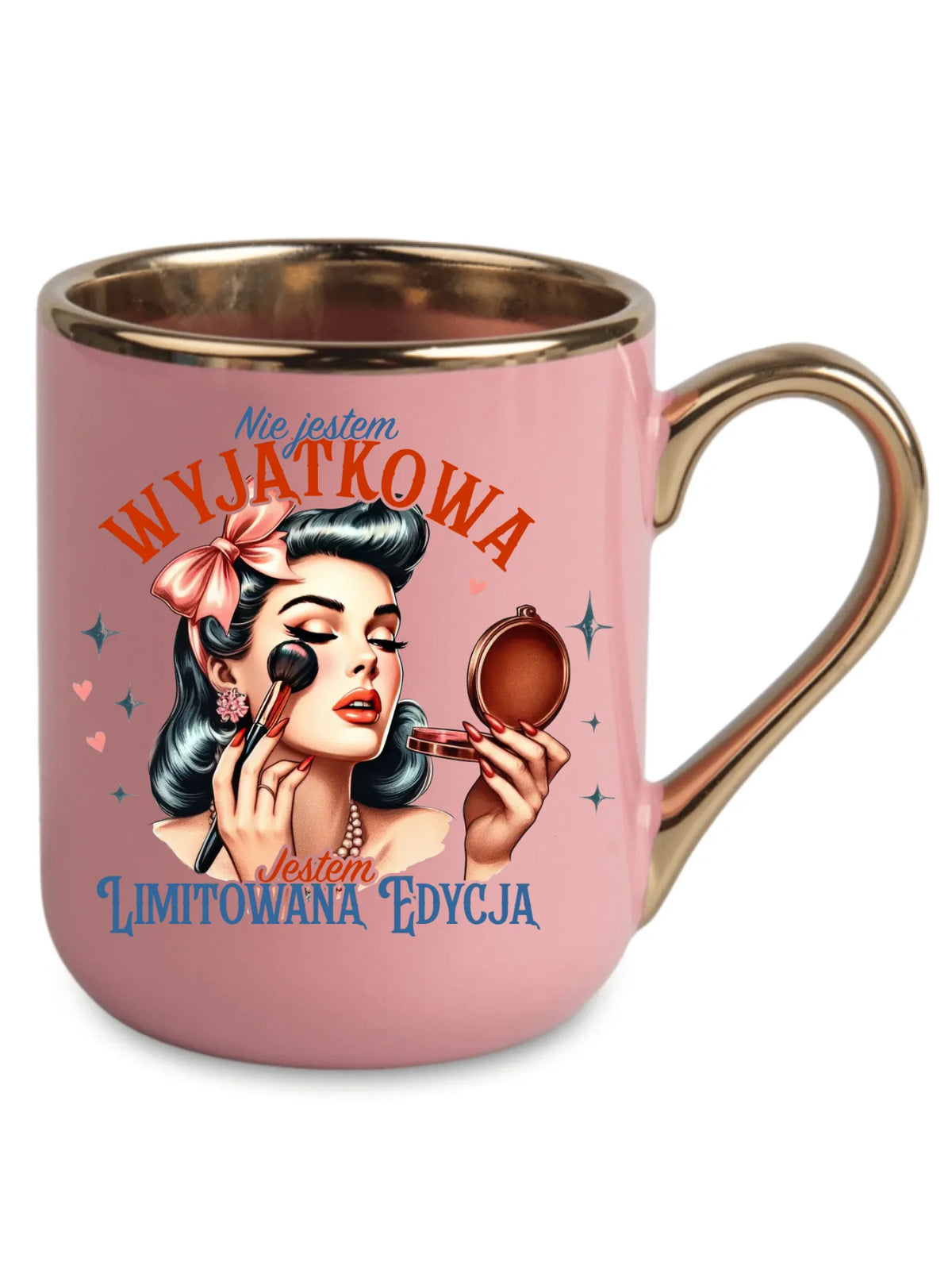 Kubek elegant – Nie jestem wyjątkowa, jestem limitowaną edycją - retro DZ10