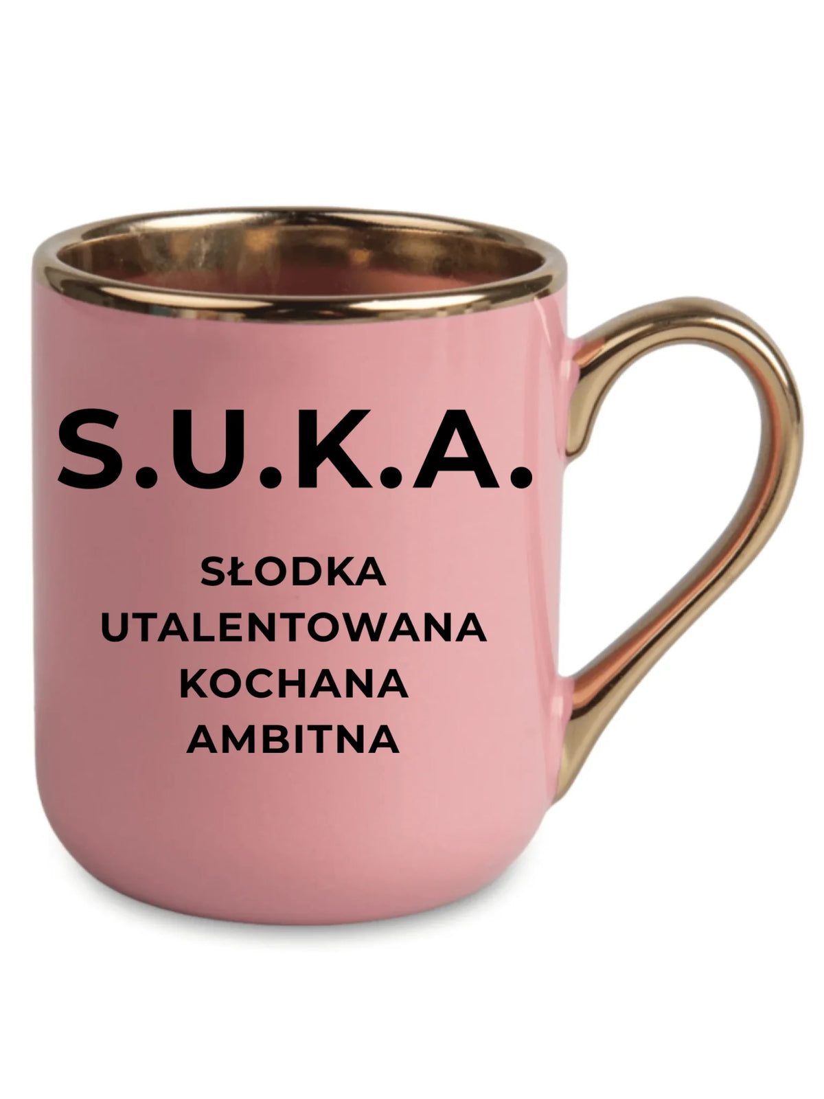 Kubek elegant - S.U.K.A. - śmieszny prezent dla niej - bez cenzury DZ16