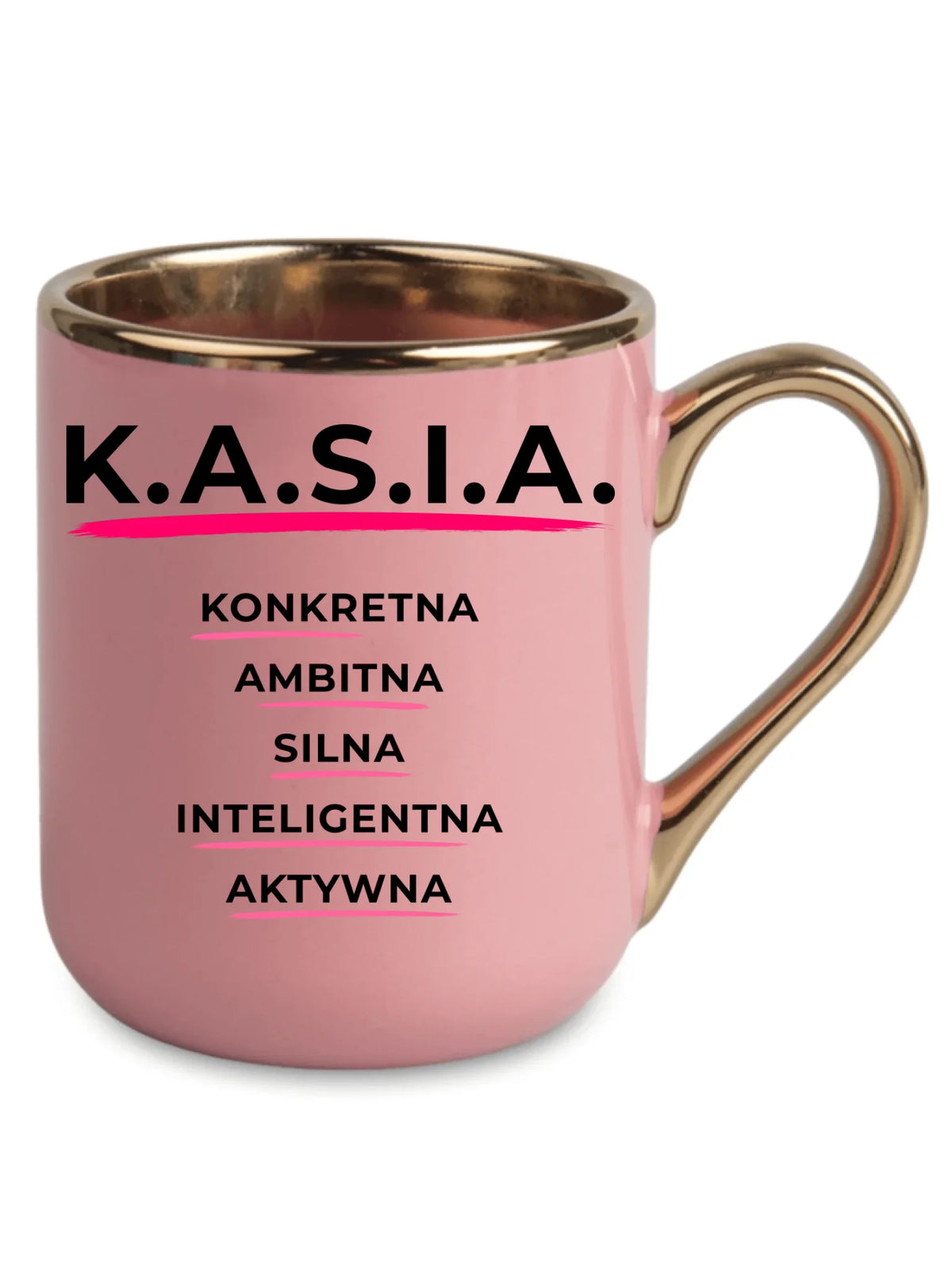 Kubek elegant - prezent dla Kasi - Katarzyna - K.A.S.I.A. DZ17