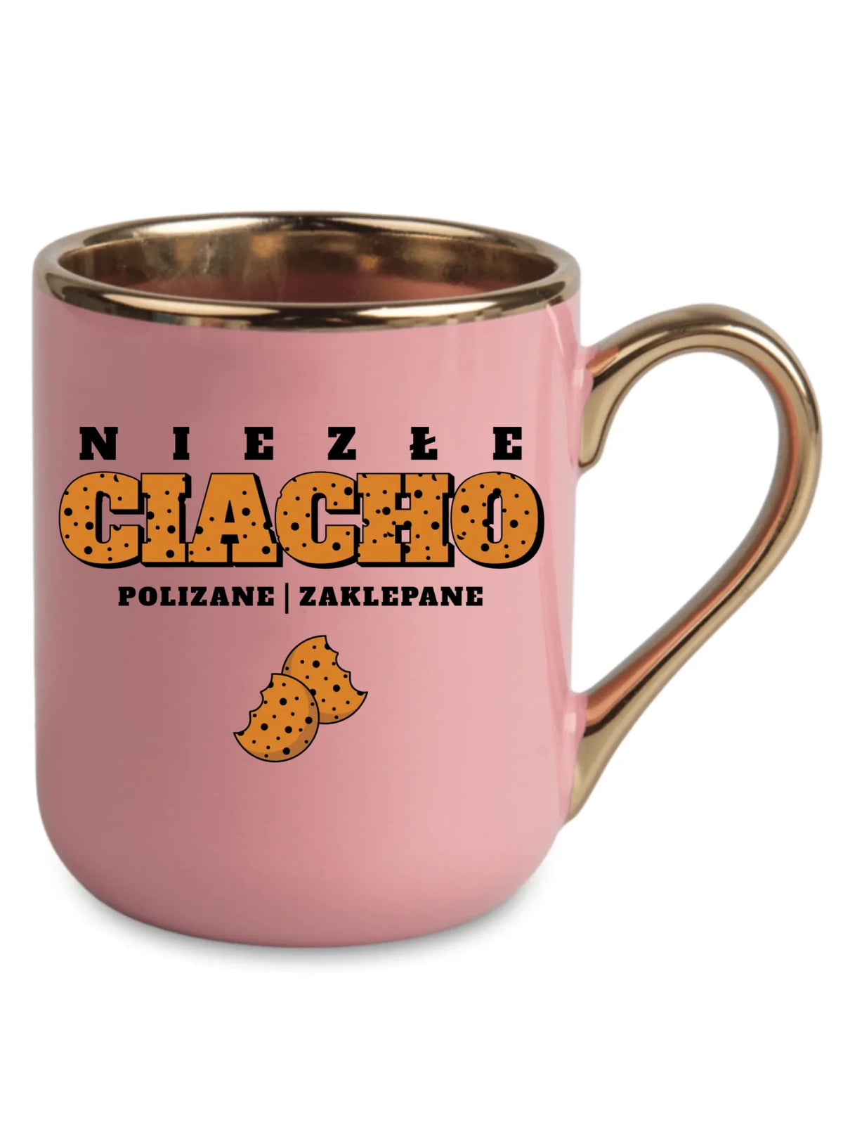 Kubek elegant - prezent dla chłopaka męża - Niezłe ciacho polizane zaklepane DCH30