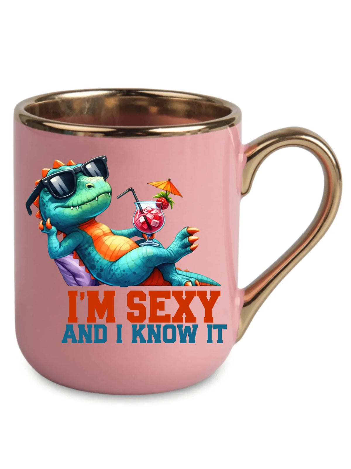 Kubek elegant - prezent dla chłopaka - I'm sexy - śmieszny nadruk DCH28