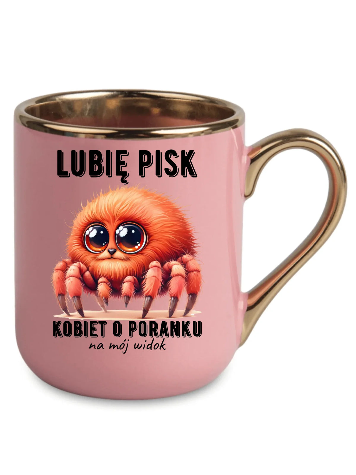 Kubek elegant - prezent dla chłopaka - Lubię pisk kobiet DCH14