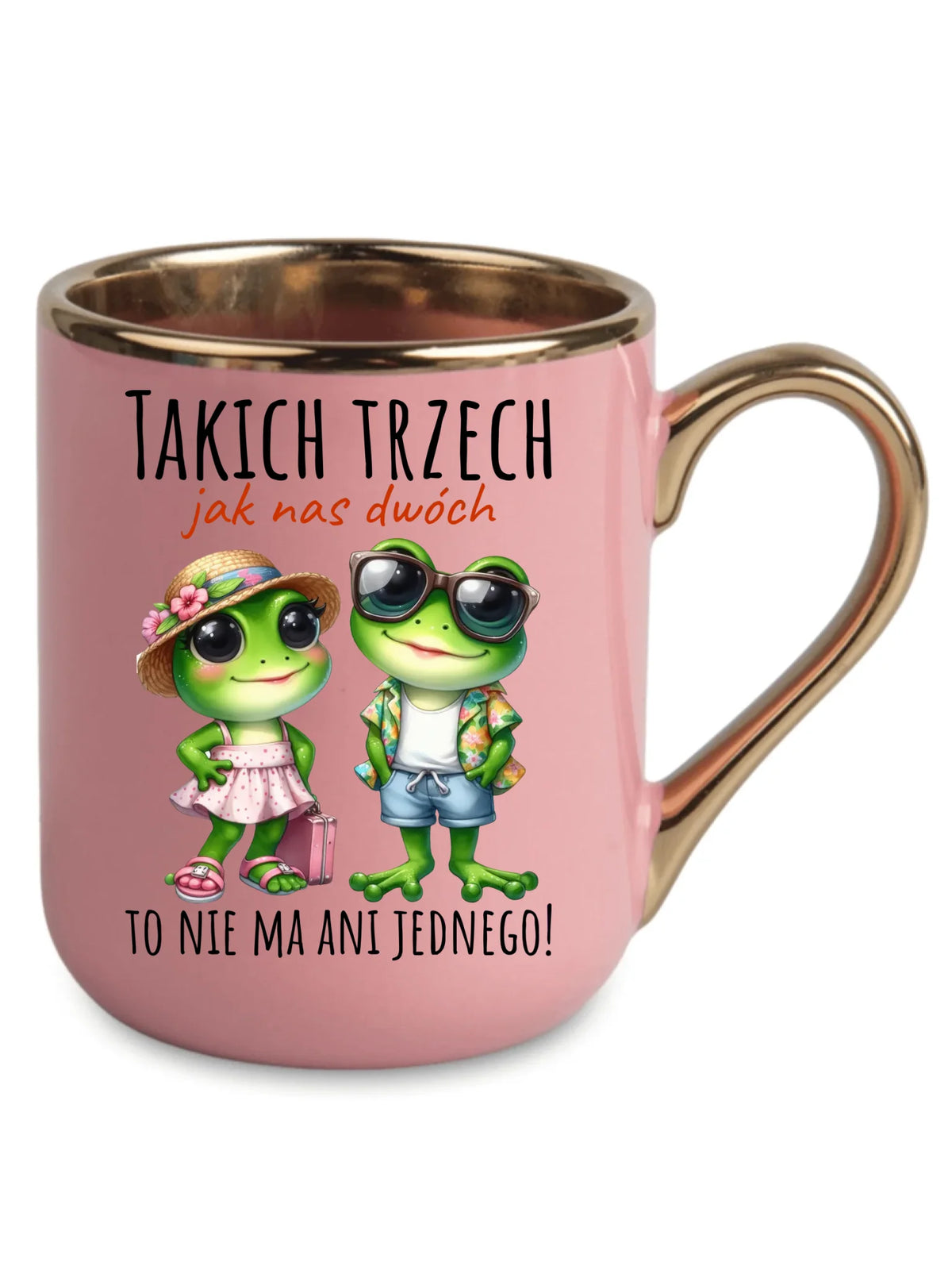 Kubek elegant dla par - Żabki Takich trzech jak nas dwóch DCH11