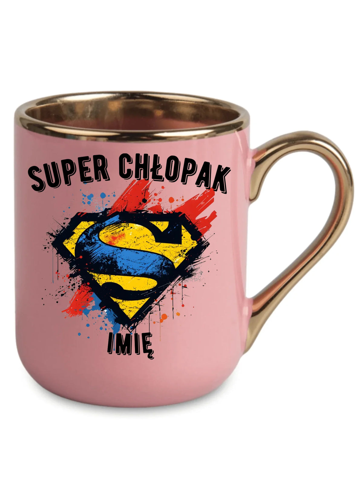 Kubek elegant - prezent na Dzień Chłopaka - Super Chłopak - personalizowany DCH18