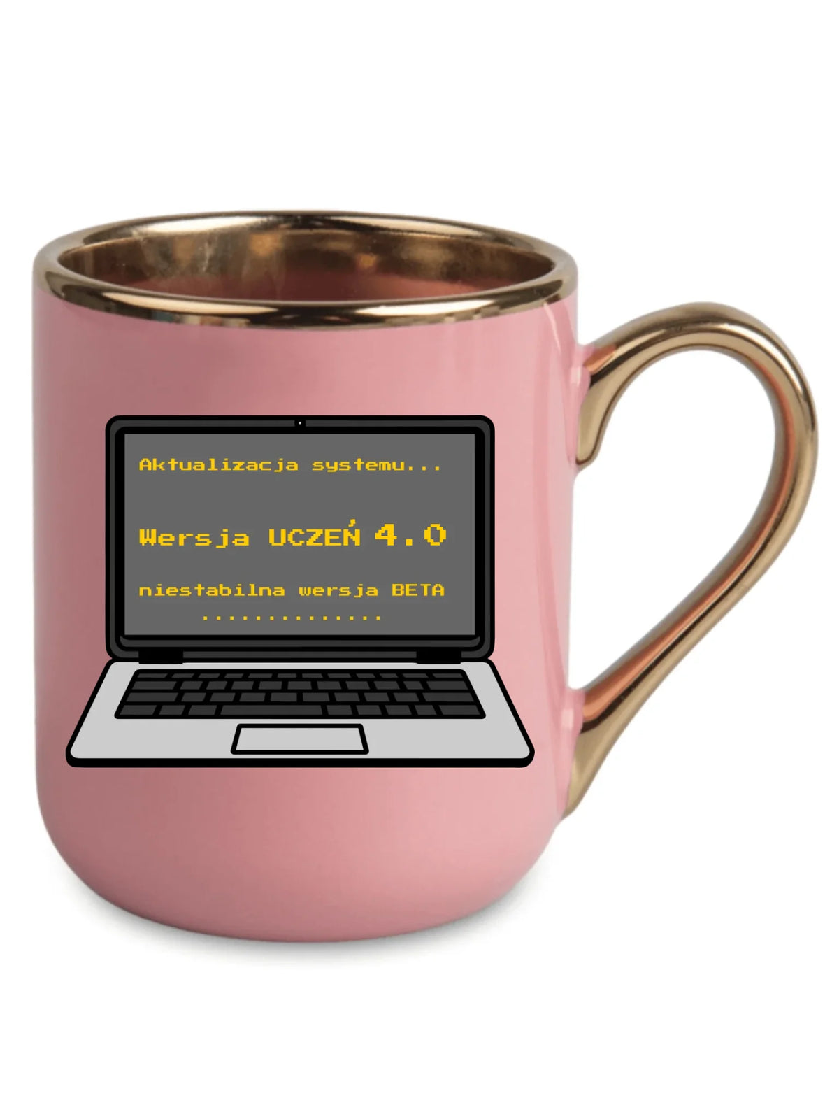 Kubek elegant dla ucznia - Aktualizacja systemu - powrót do szkoły - personalizowany SZ16