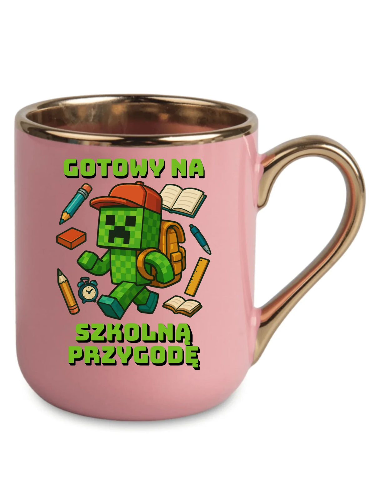 Kubek elegant szkoła - Gotowy na szkołę - gamer do szkoły - SZ13