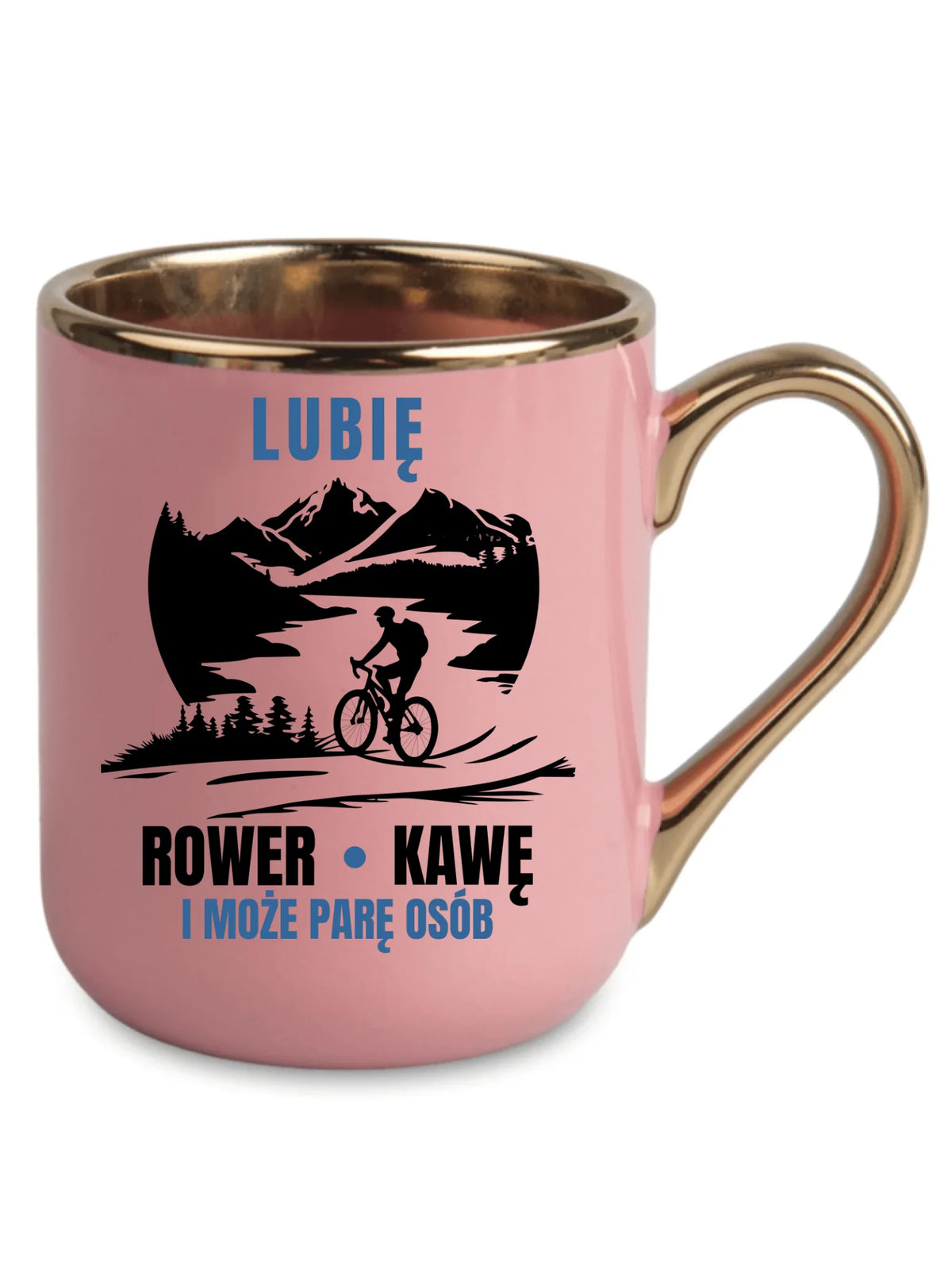 Kubek elegant dla rowerzysty - Lubię rower kawę i może parę osób HR05