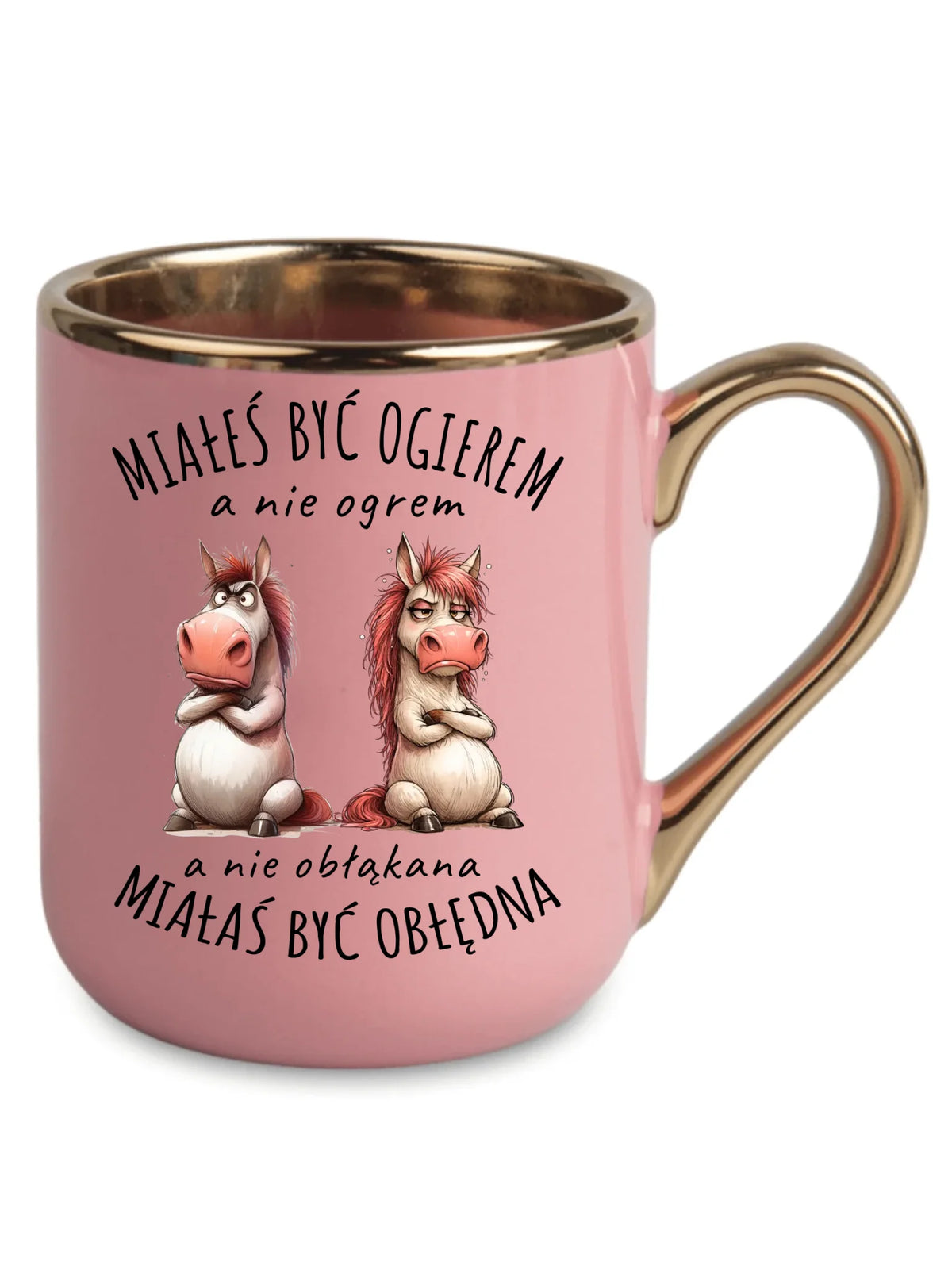 Kubek elegant dla par - Ogier & Obłędna - śmieszny W85
