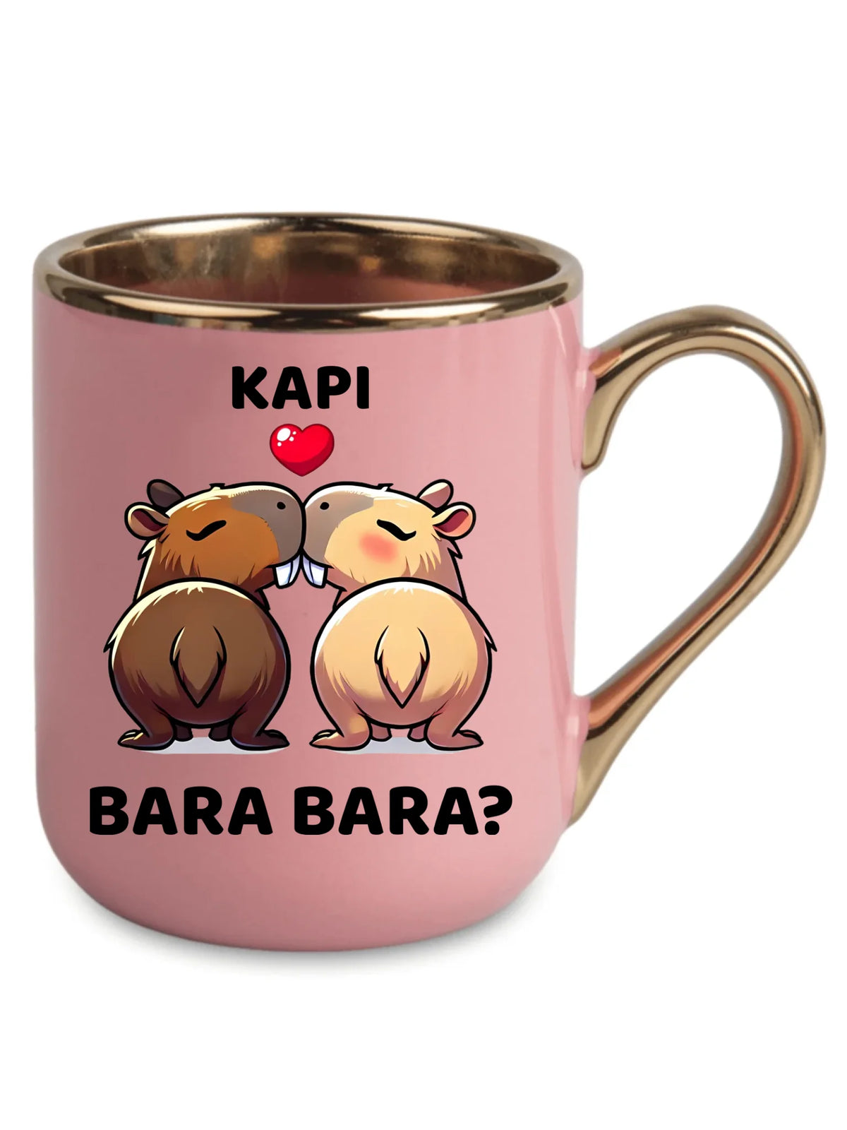 Kubek elegant dla par - Kapibara bara bara W86