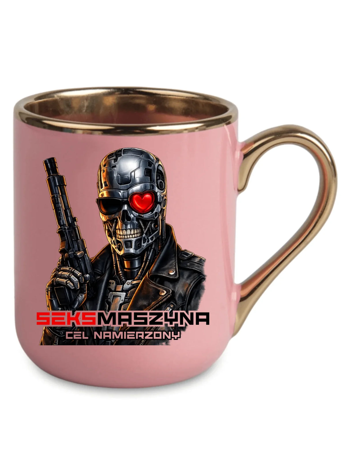 Kubek elegant dla faceta - Cyborg z sercem Seks maszyna DCH32
