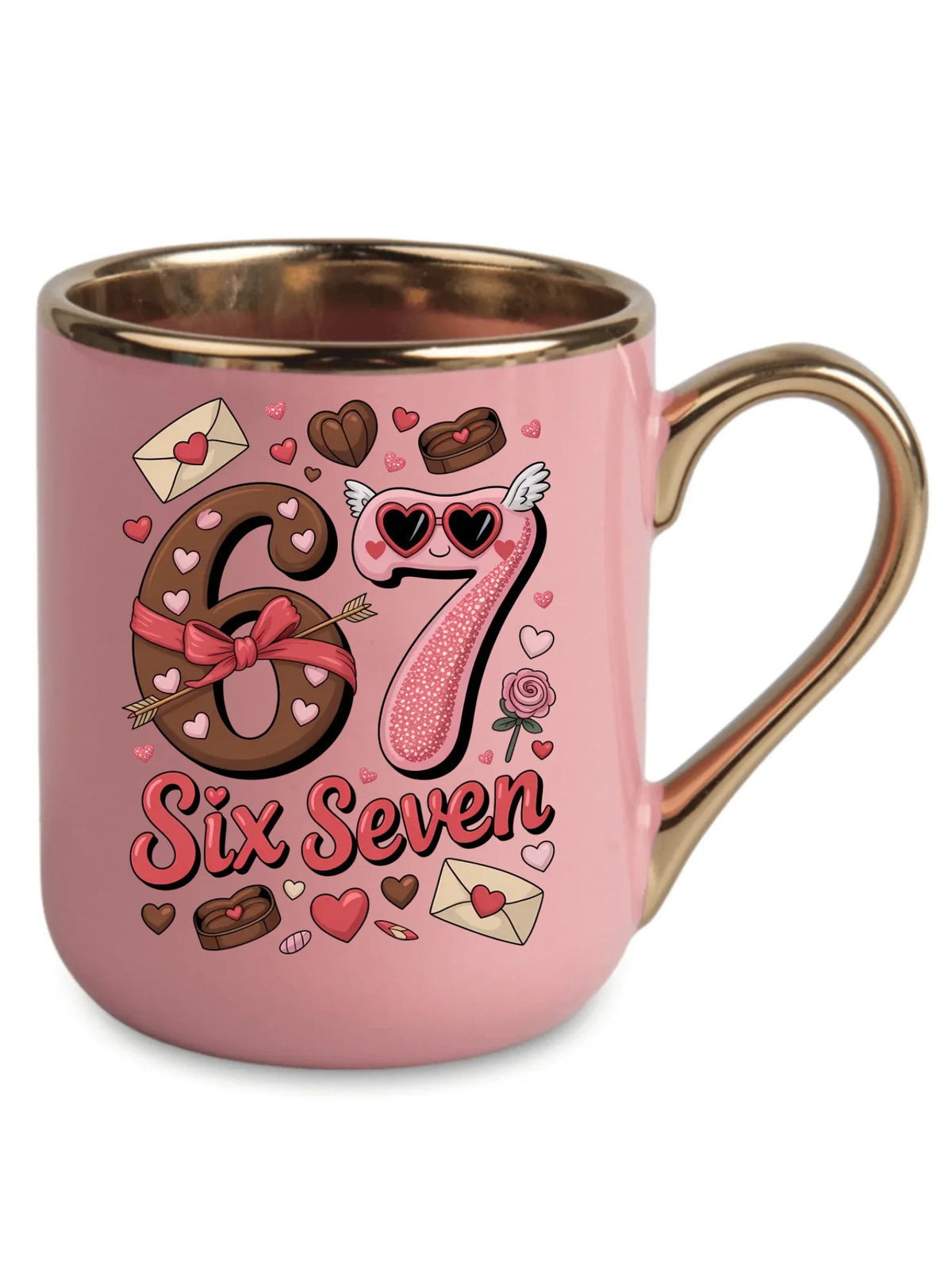 Kubek elegant - Miłość Six Seven 67 W72