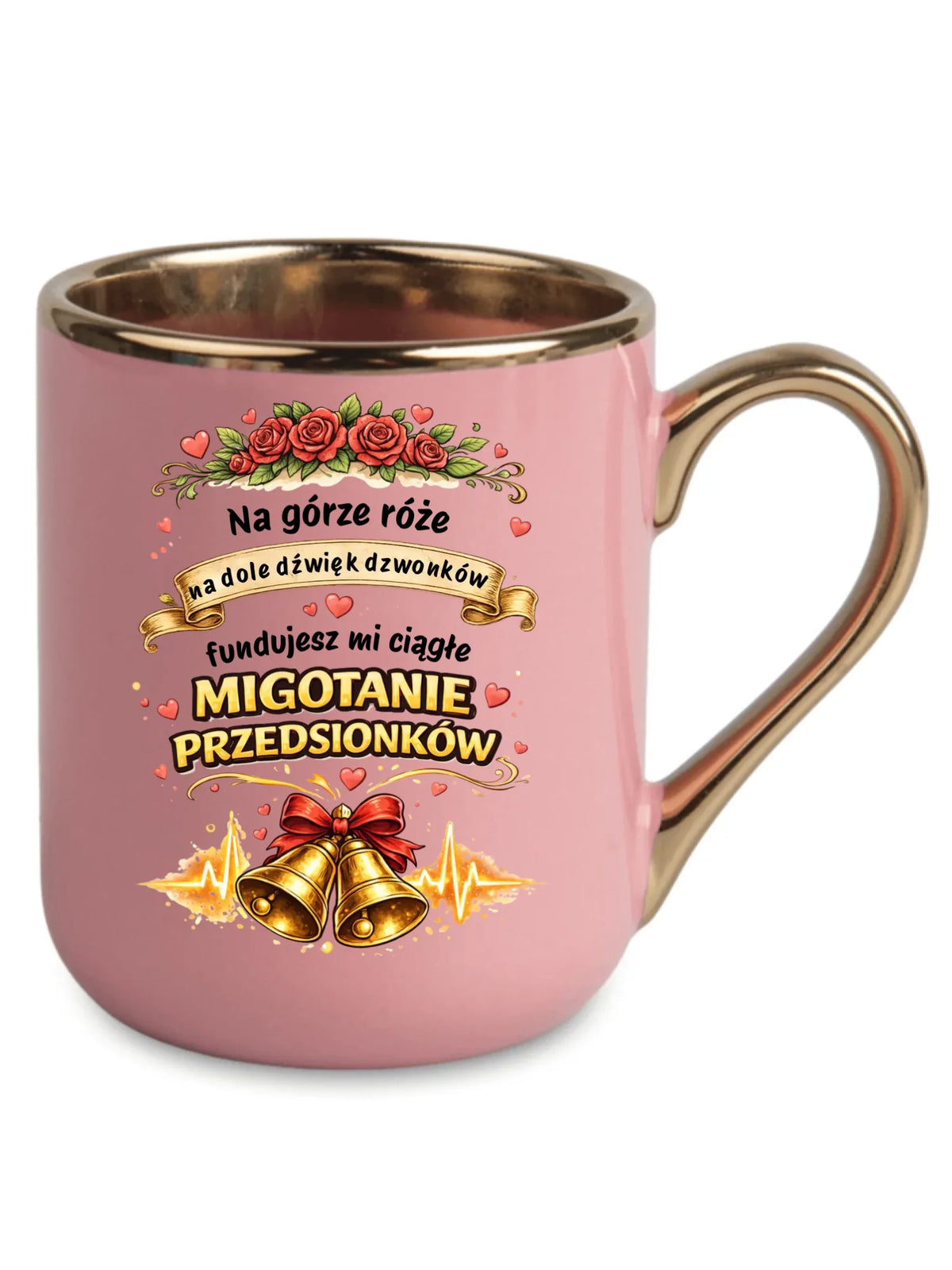 Kubek elegant dla par - Fundujesz mi ciągłe migotanie przedsionków W71