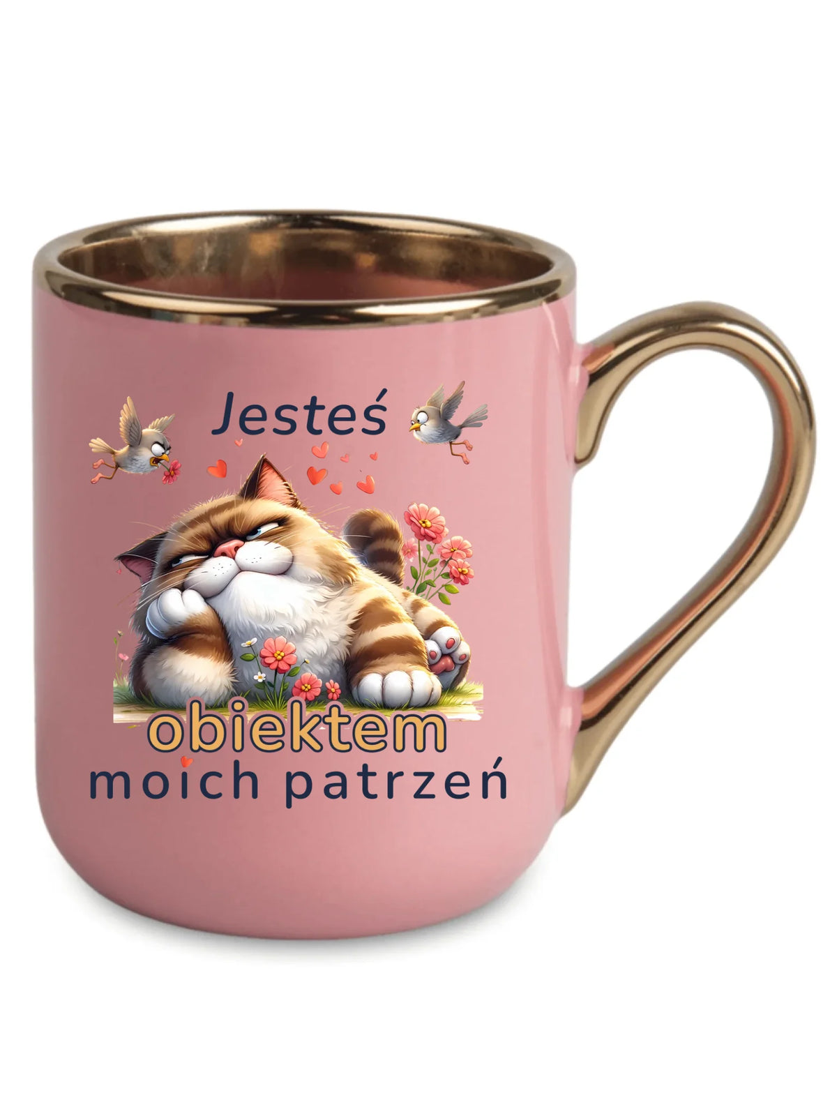 Kubek elegant dla par - Jesteś obiektem moich patrzeń W68