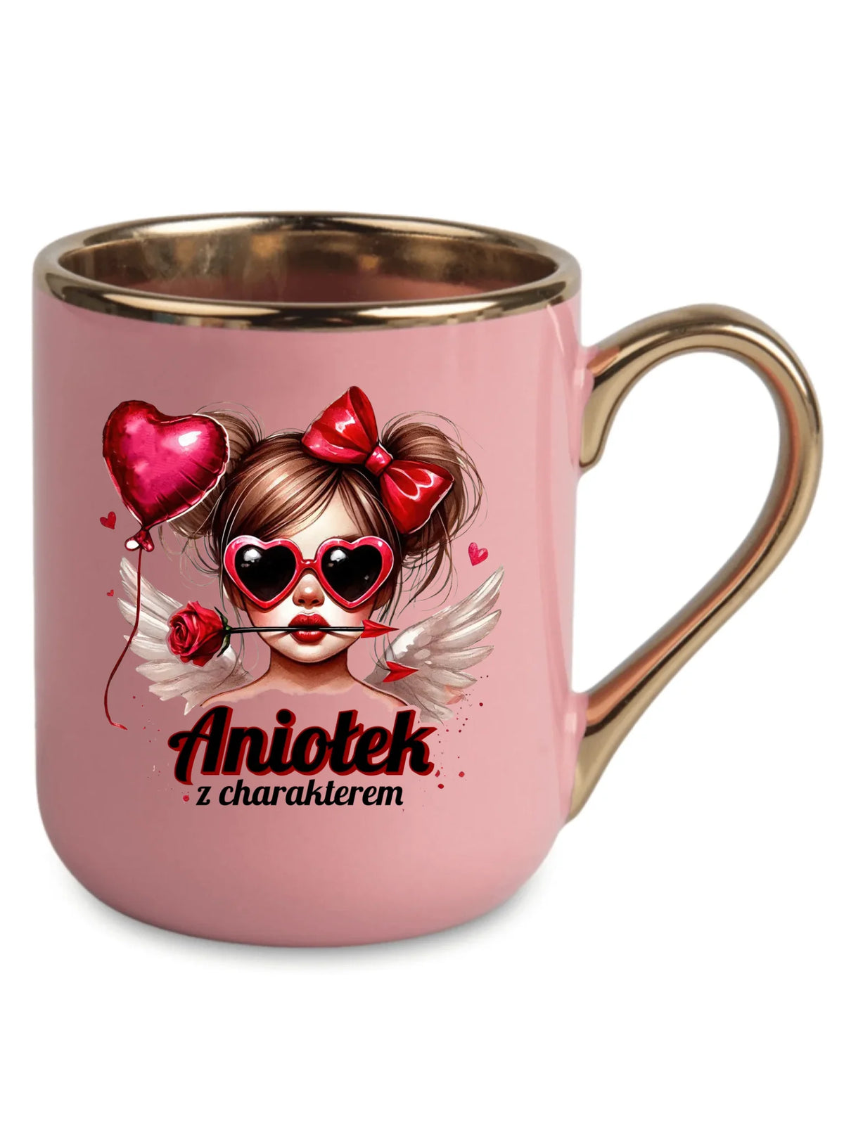 Kubek elegant - Aniołek z charakterem W58
