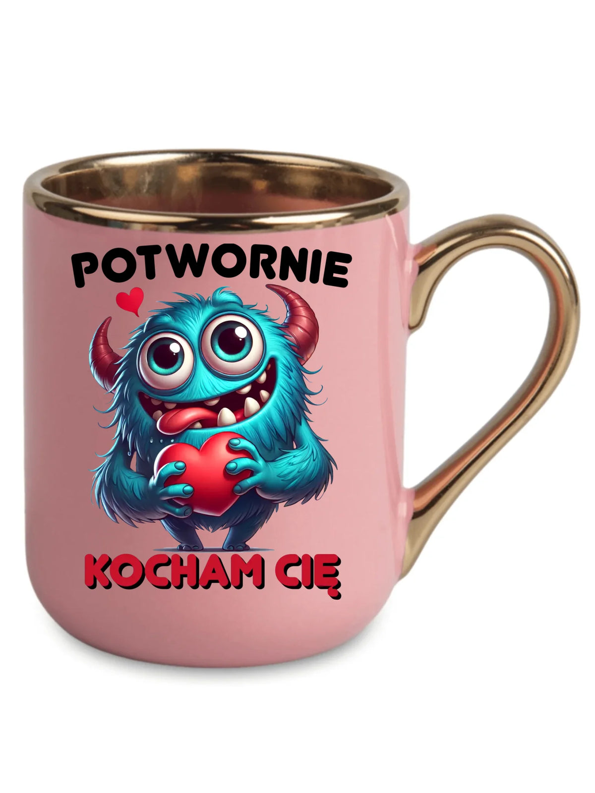 Kubek elegant dla par - Potwornie Kocham Cię W45