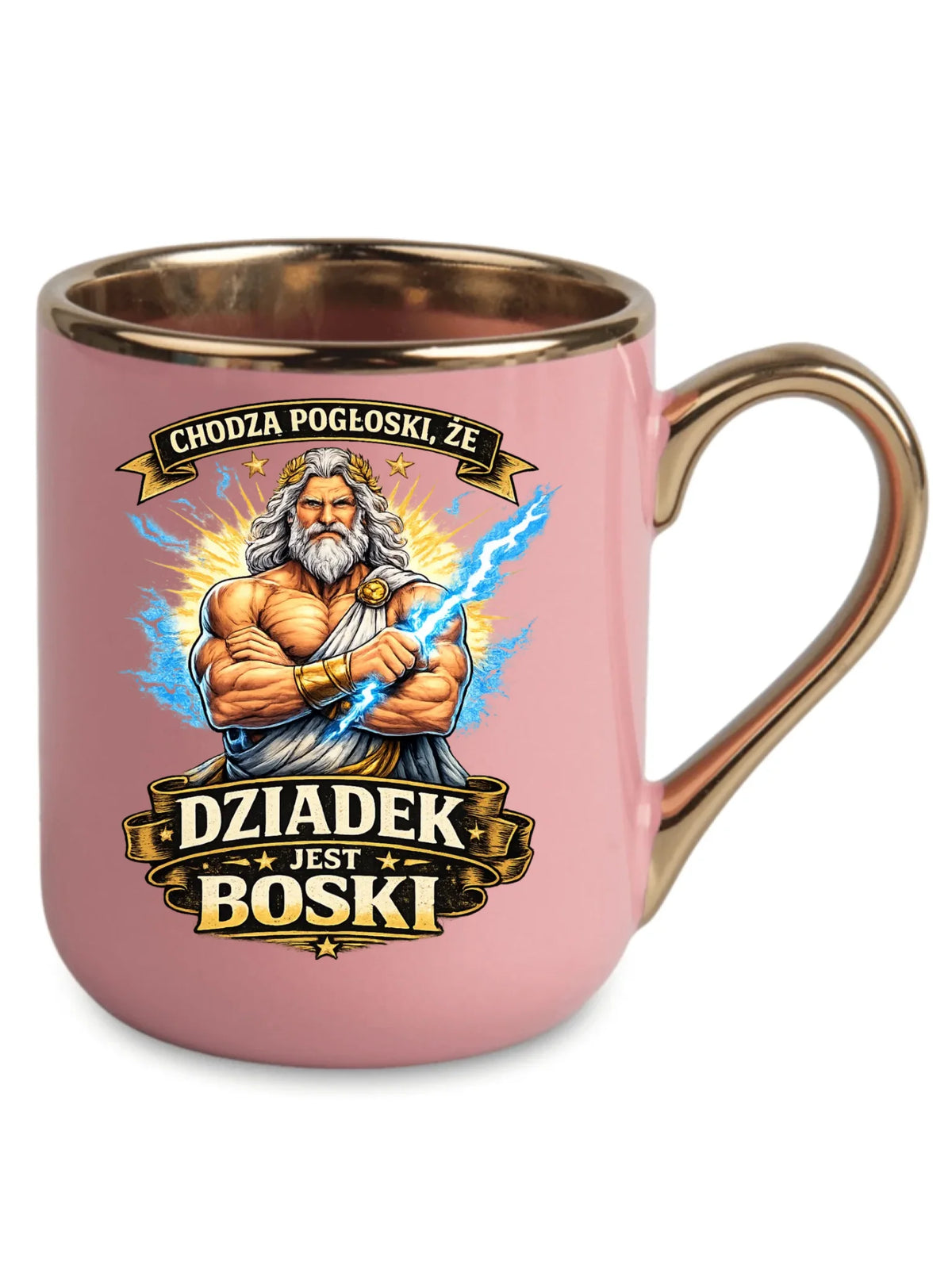 Kubek elegant dla dziadka - Chodzą pogłoski, że dziadek jest boski D16