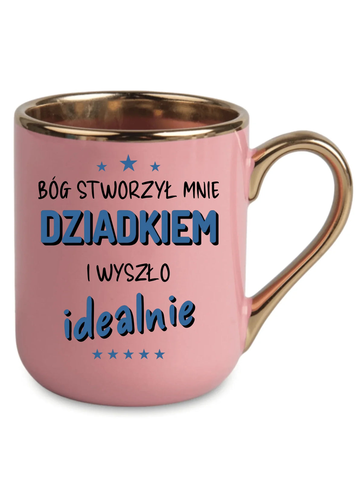 Kubek elegant dla dziadka - Bóg stworzył mnie dziadkiem i wyszło idealnie D08