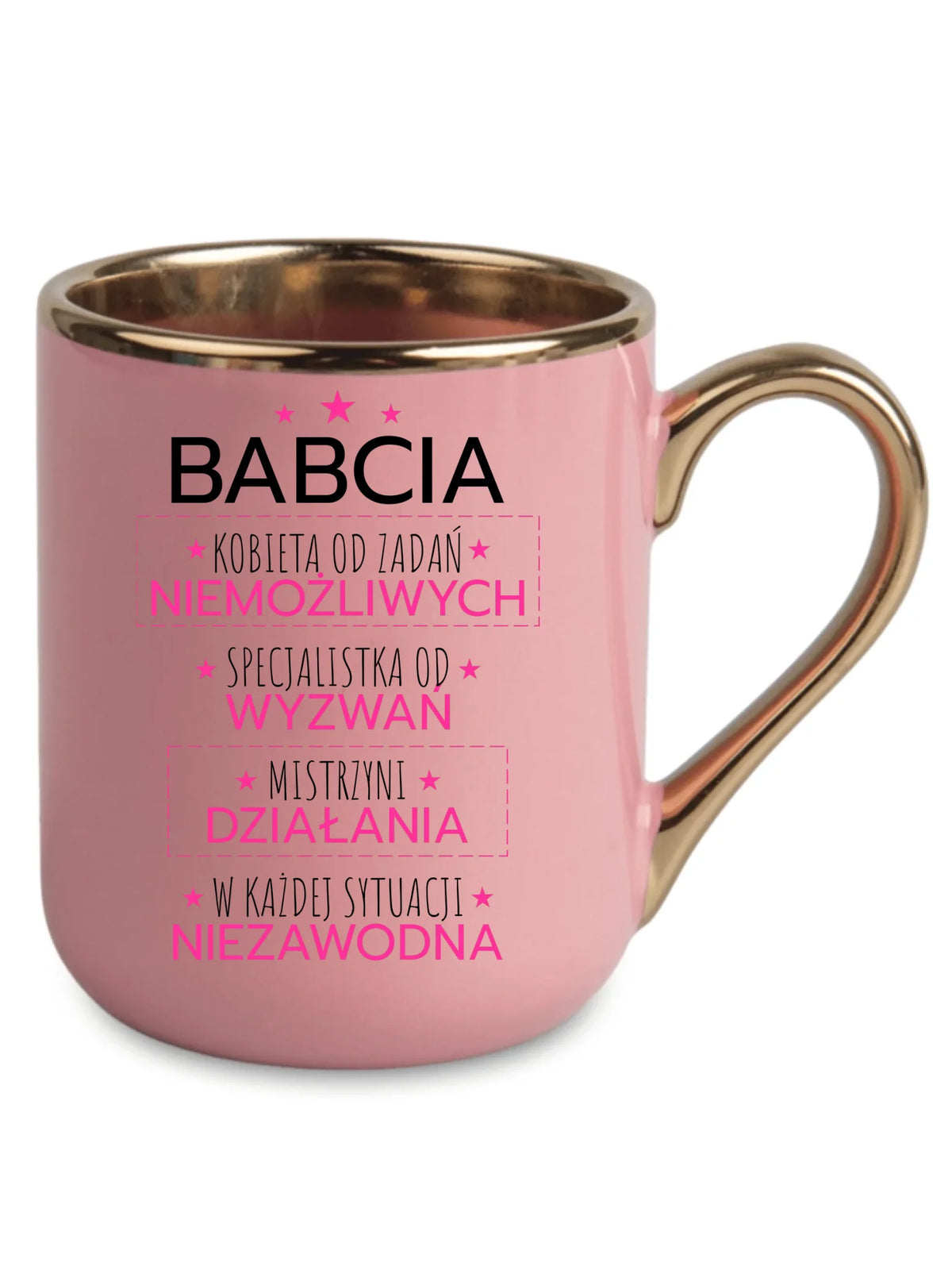 Kubek elegant dla babci - Babcia kobieta od zadań niemożliwych B30