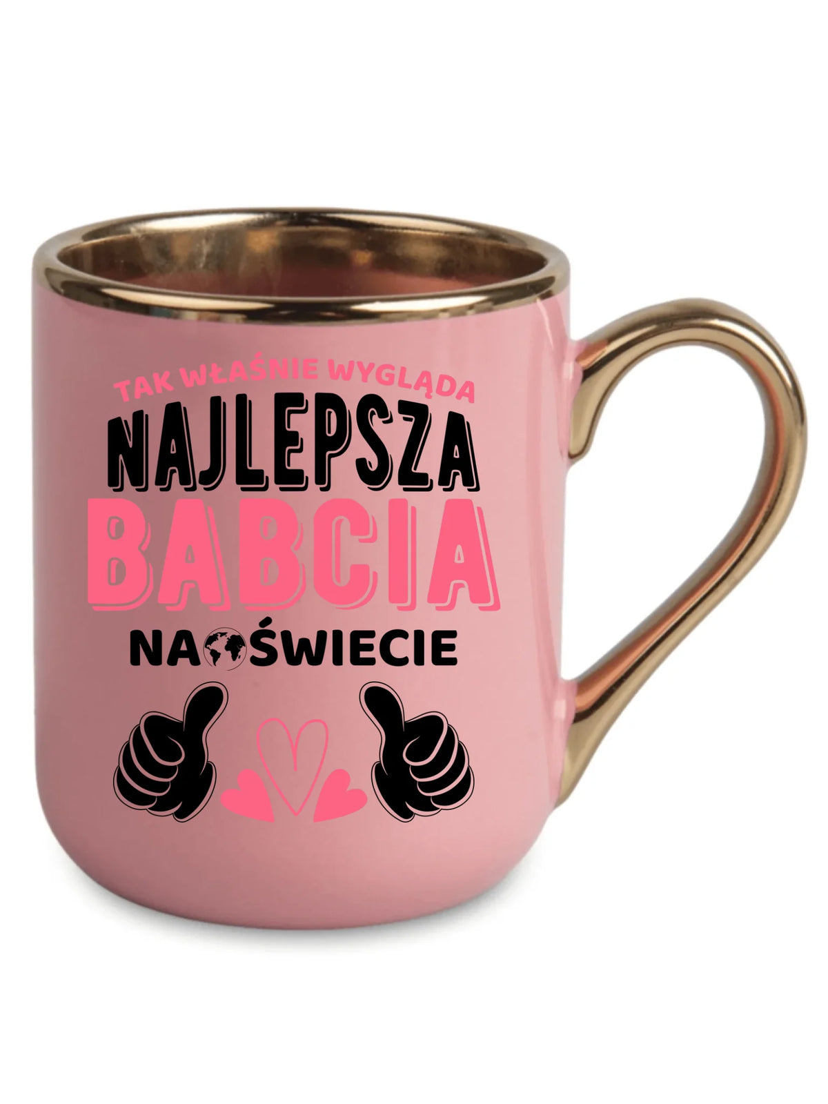 Kubek elegant dla babci - Tak wygląda najlepsza babcia na świecie B24