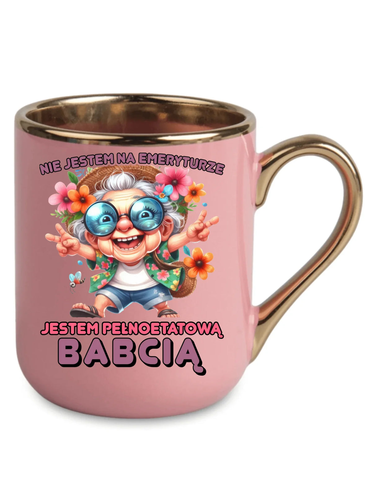 Kubek elegant dla babci - Pełnoetatowa babcia B20