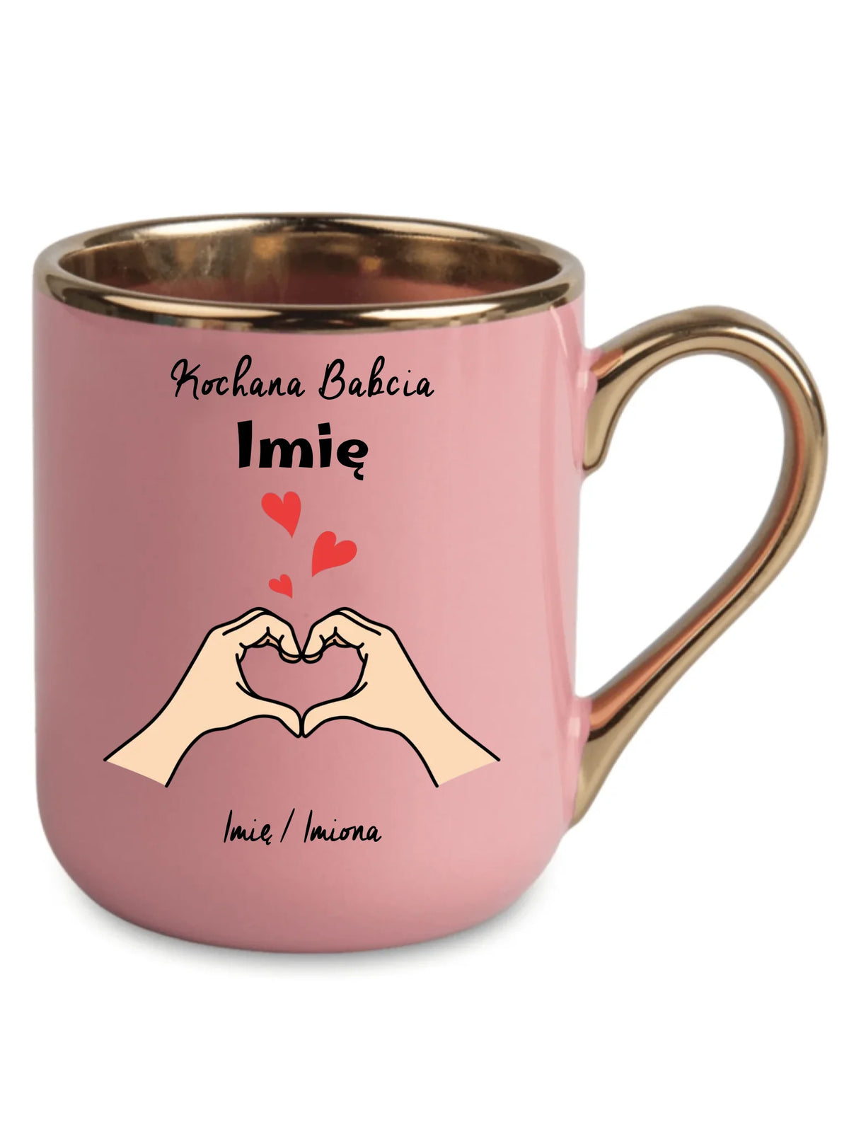 Kubek elegant dla babci - Kochana Babcia podpis - personalizowany B13
