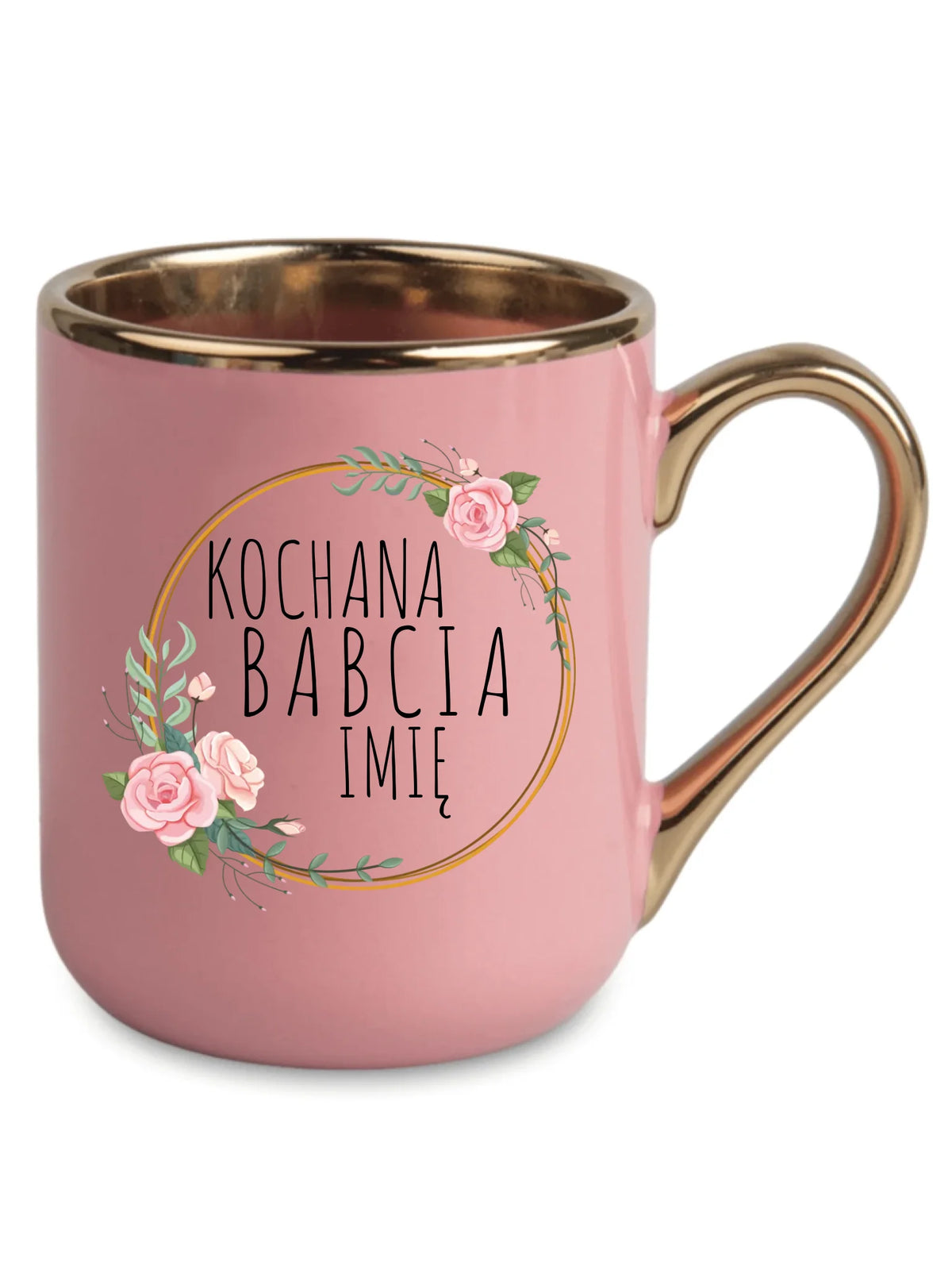 Kubek elegant dla babci - Kochana Babcia - personalizowany B10