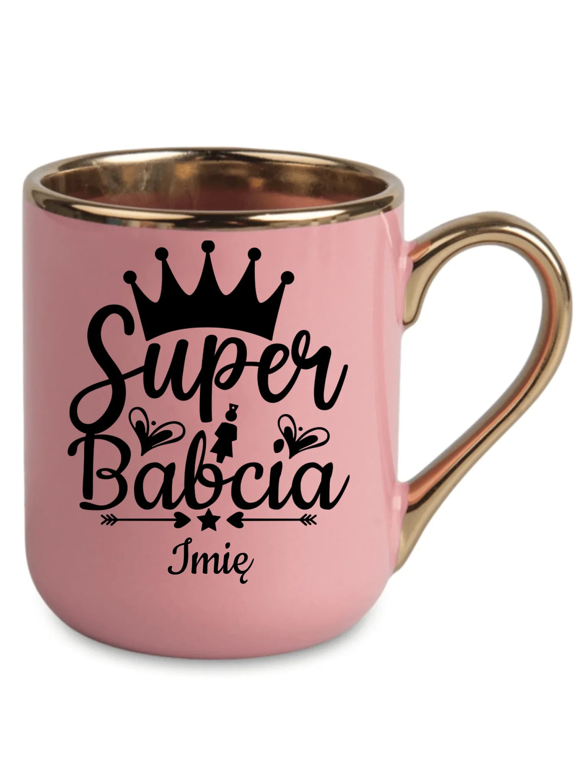 Kubek elegant dla babci - Super Babcia - personalizowany B03