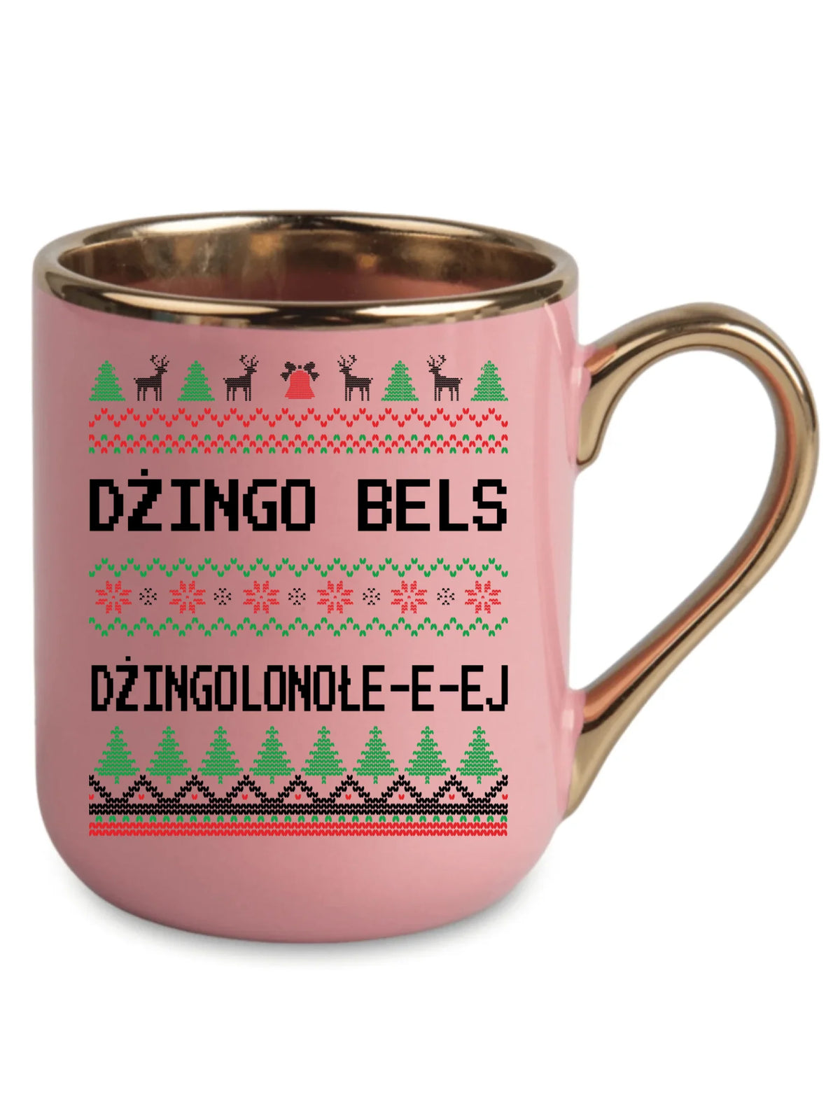 Kubek elegant świąteczny - prezent na Święta - Dżingo bels BN11