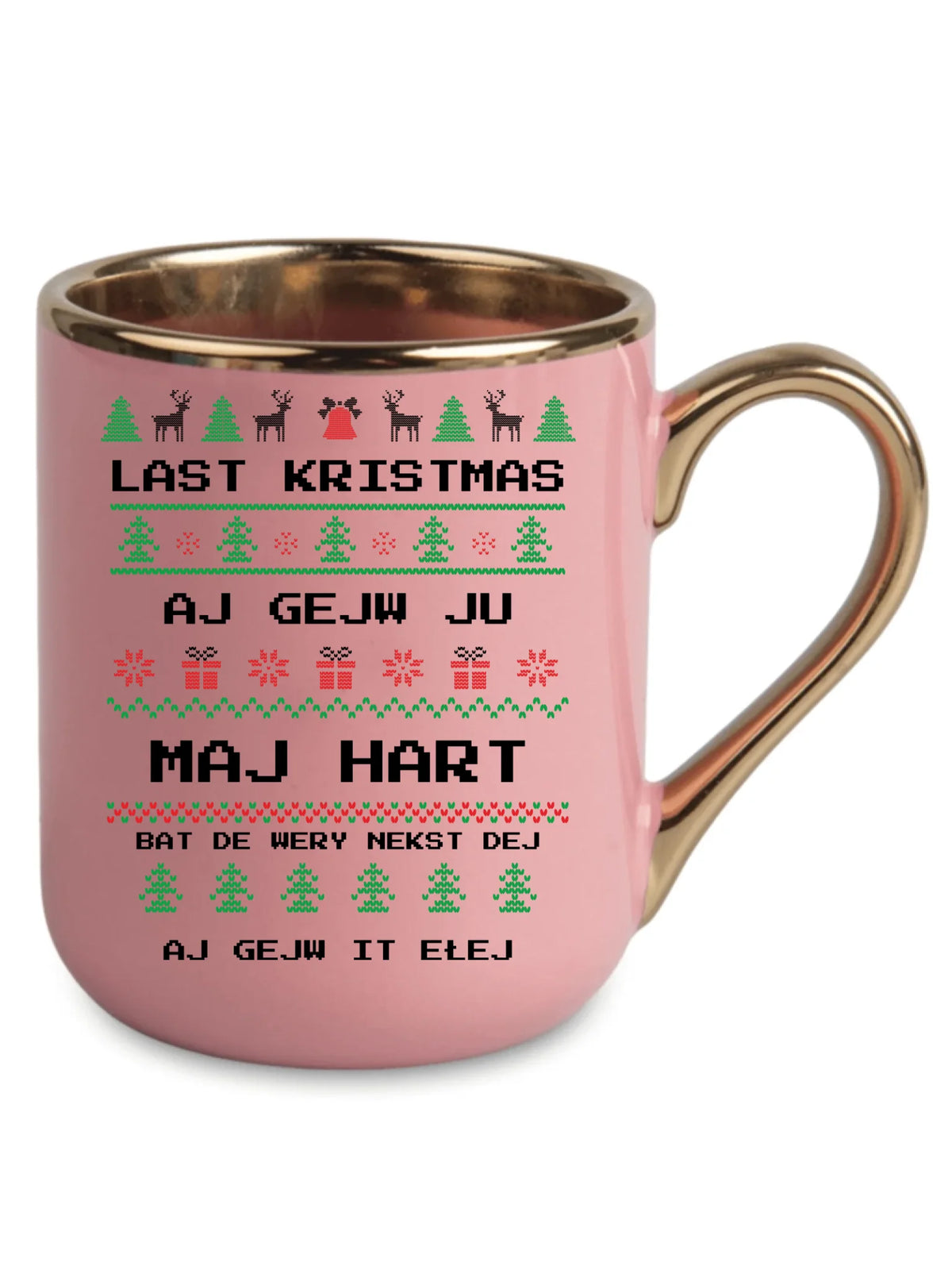 Kubek elegant świąteczny - Last kristmas aj gejw ju maj hart BN13