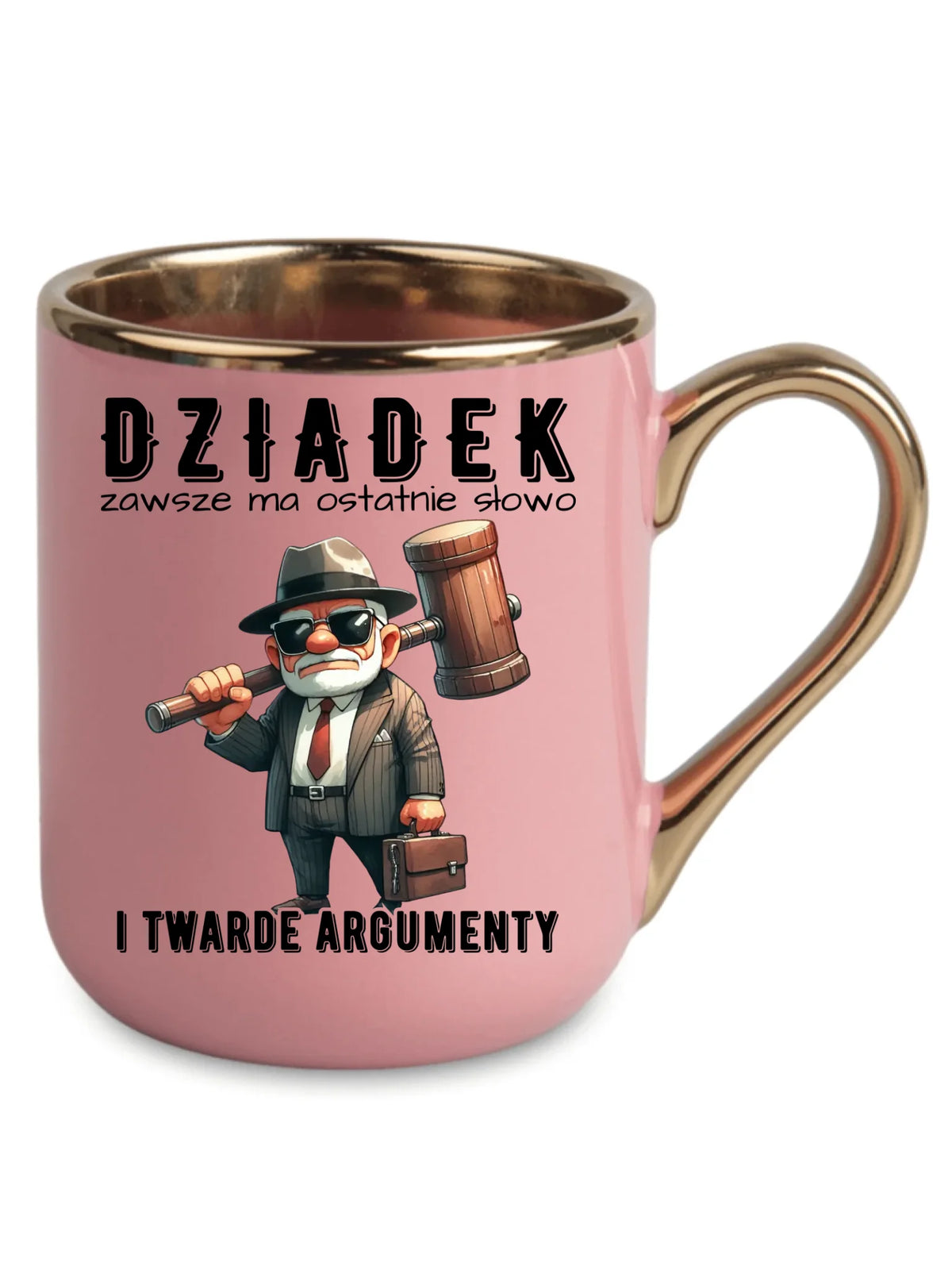 Kubek elegant dla dziadka - Dziadek zawsze ma ostatnie słowo D40