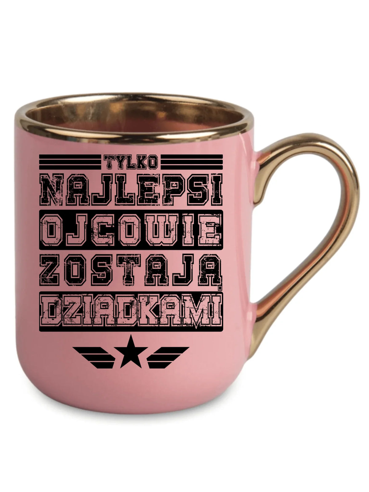 Kubek elegant dla dziadka - Tylko najlepsi ojcowie zostają dziadkami D25