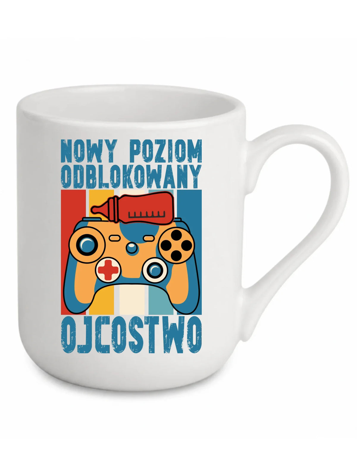 Kubek elegant dla młodego taty gamera - Nowy poziom odblokowany DT24