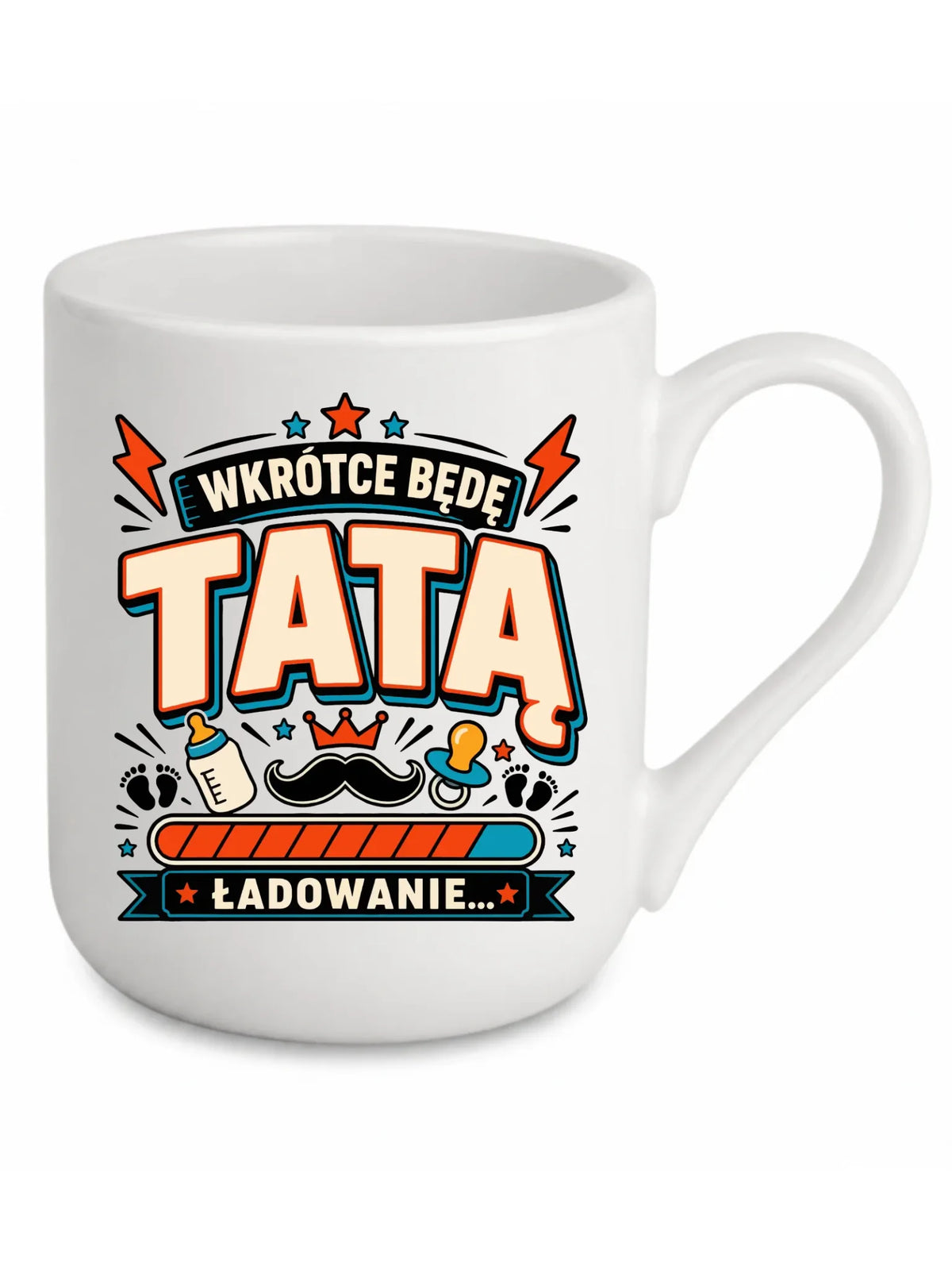 Kubek elegant dla przyszłego taty - Wkrótce będę tatą DT23
