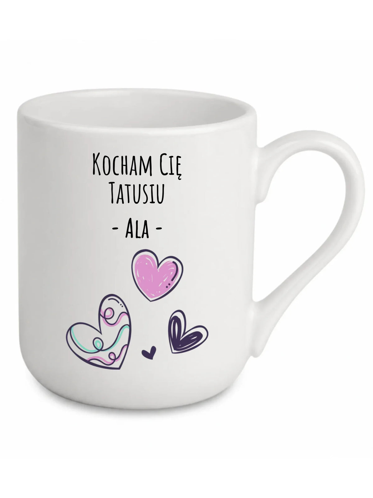 Kubek elegant dla taty - Kocham Cię Tatusiu - personalizowany DT13