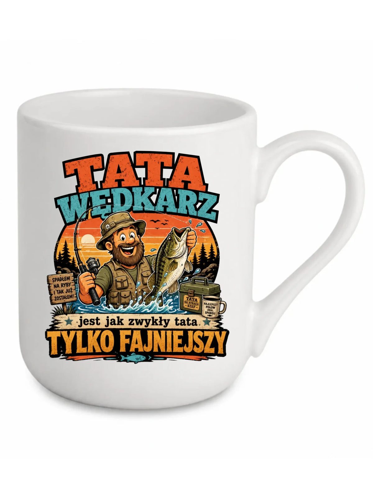 Kubek elegant dla taty wędkarza - Tata wędkarz DT06