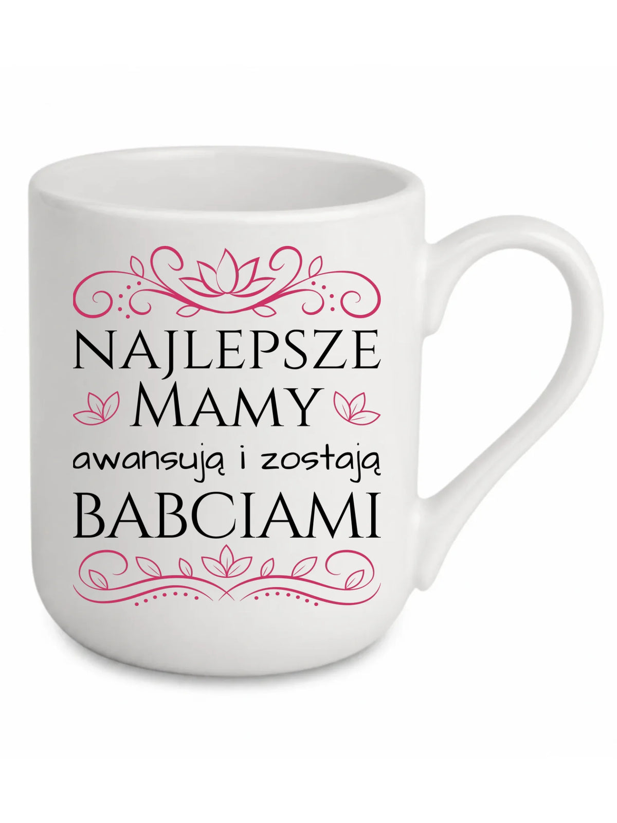 Kubek elegant dla mamy - przyszłej babci - Najlepsze mamy awansują i zostają babciami DM26