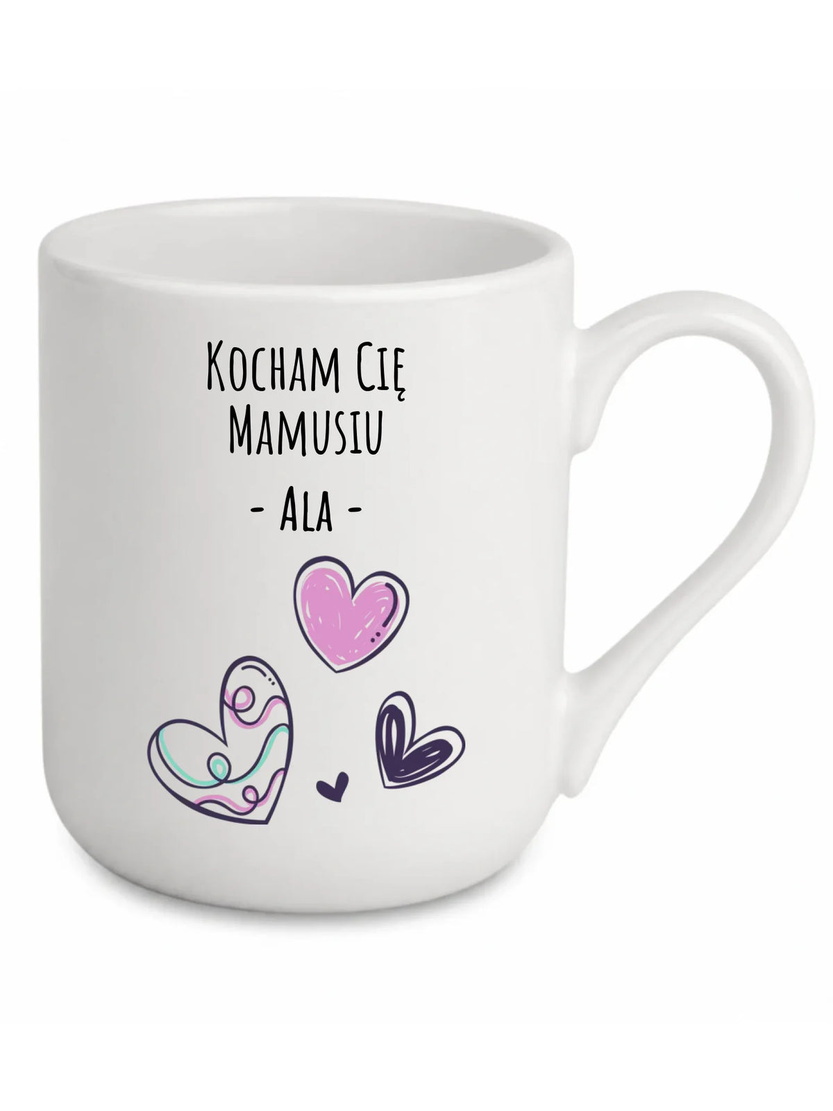 Kubek elegant dla mamy - Kocham Cię Mamusiu - personalizowany DM05